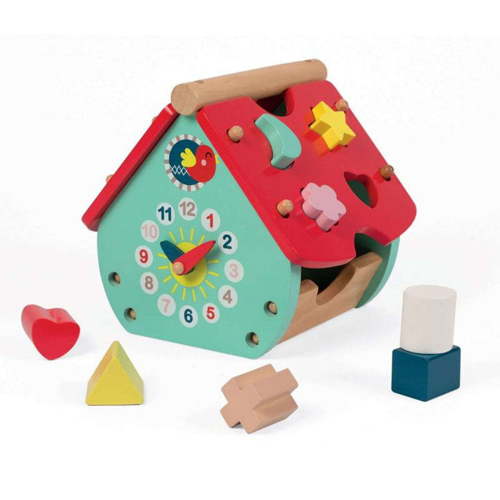 Little Helper Wooden Toys & Educational Toys | Baby Gifts | Activity & Educational Toys | Baby Forest House Shape Sorter | Shape Sorters