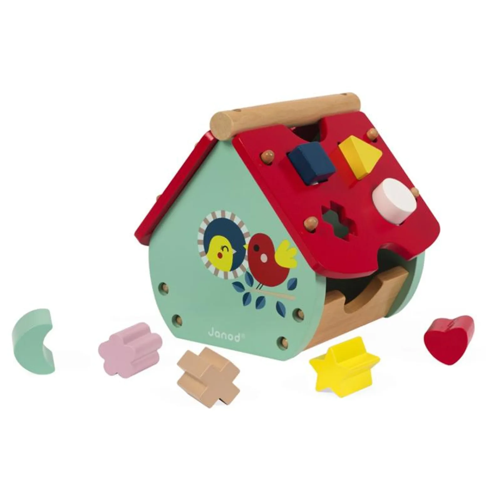 Little Helper Wooden Toys & Educational Toys | Baby Gifts | Activity & Educational Toys | Baby Forest House Shape Sorter | Shape Sorters