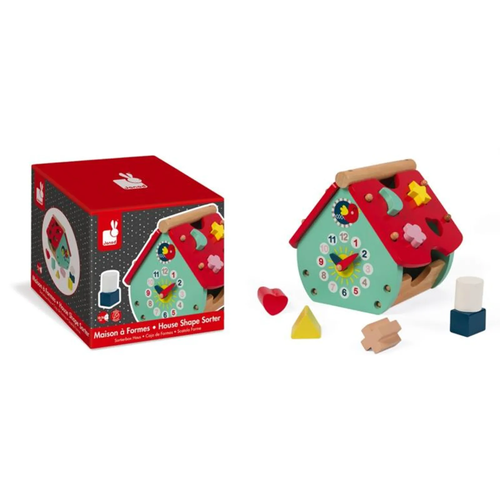 Little Helper Wooden Toys & Educational Toys | Baby Gifts | Activity & Educational Toys | Baby Forest House Shape Sorter | Shape Sorters