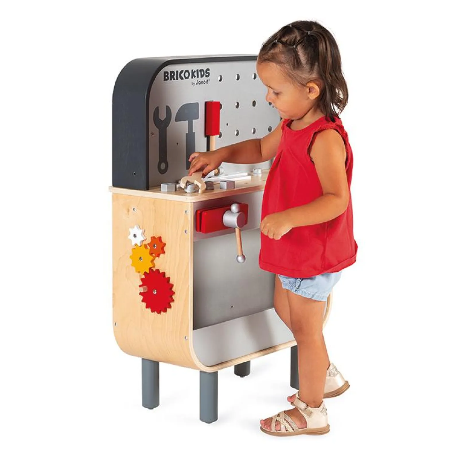 Little Helper Wooden Toys & Educational Toys | Activity Toys | Activity & Educational Toys | Brico'Kids Reversible Workbench | Activity Centres, Playsets & Tables