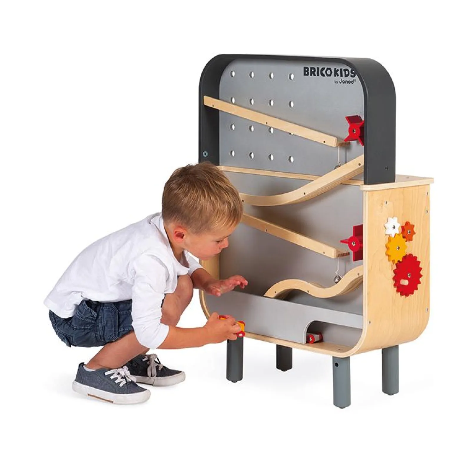 Little Helper Wooden Toys & Educational Toys | Activity Toys | Activity & Educational Toys | Brico'Kids Reversible Workbench | Activity Centres, Playsets & Tables