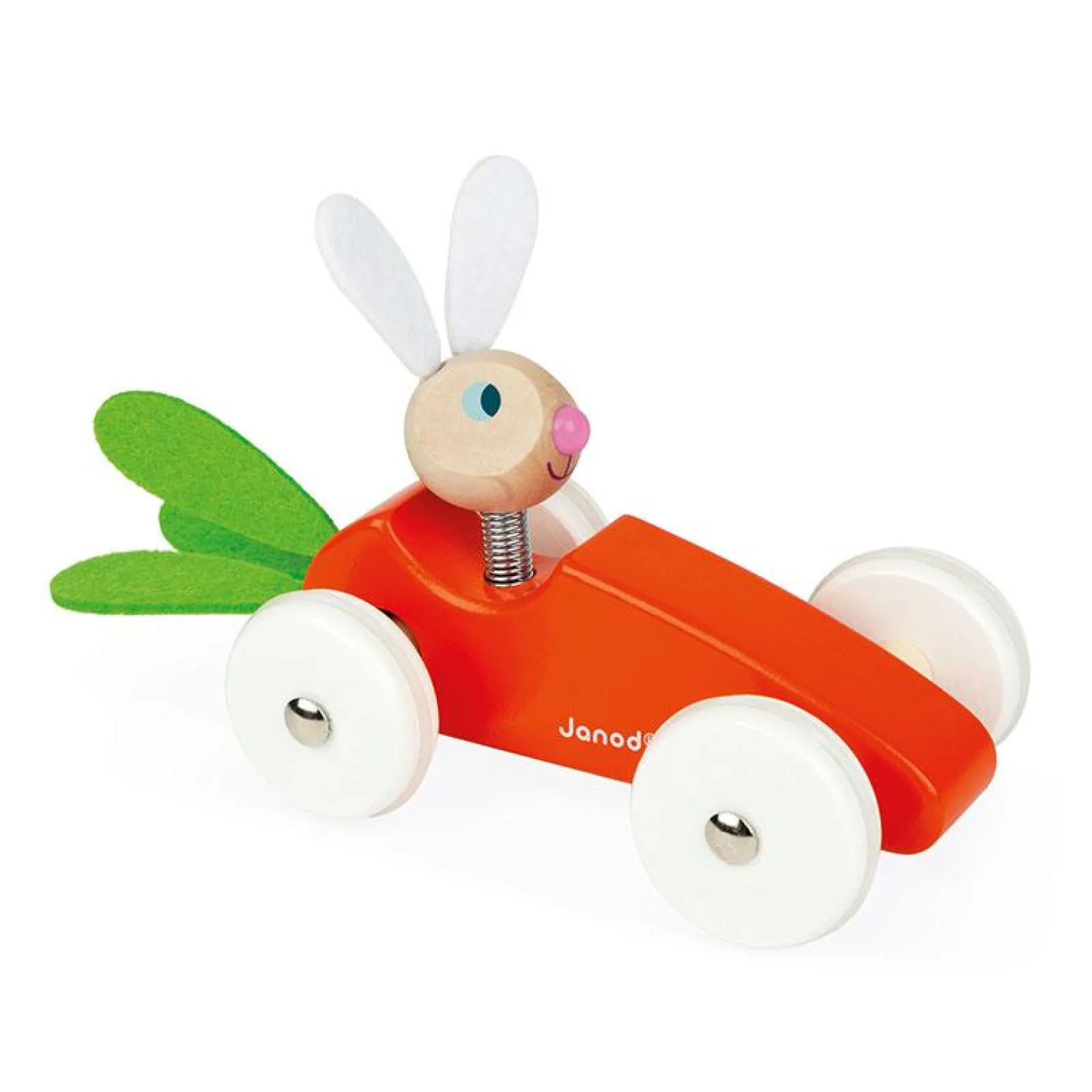 Little Helper Wooden Toys & Educational Toys | Baby Gifts | Activity & Educational Toys | Lapin Carrot Car | Wooden Toys