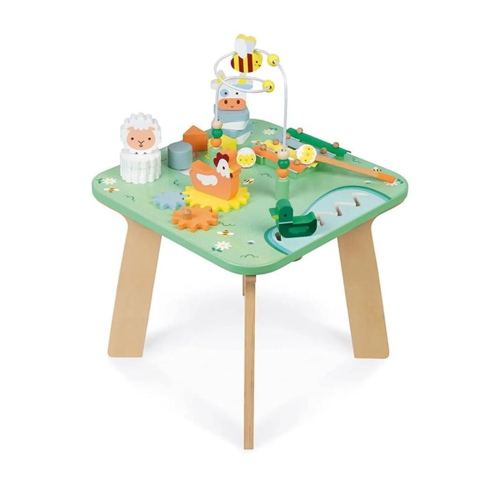 Little Helper Wooden Toys & Educational Toys | Montessori Toys & Products | Activity & Educational Toys | Meadow Activity Table | Activity Centres, Playsets & Tables