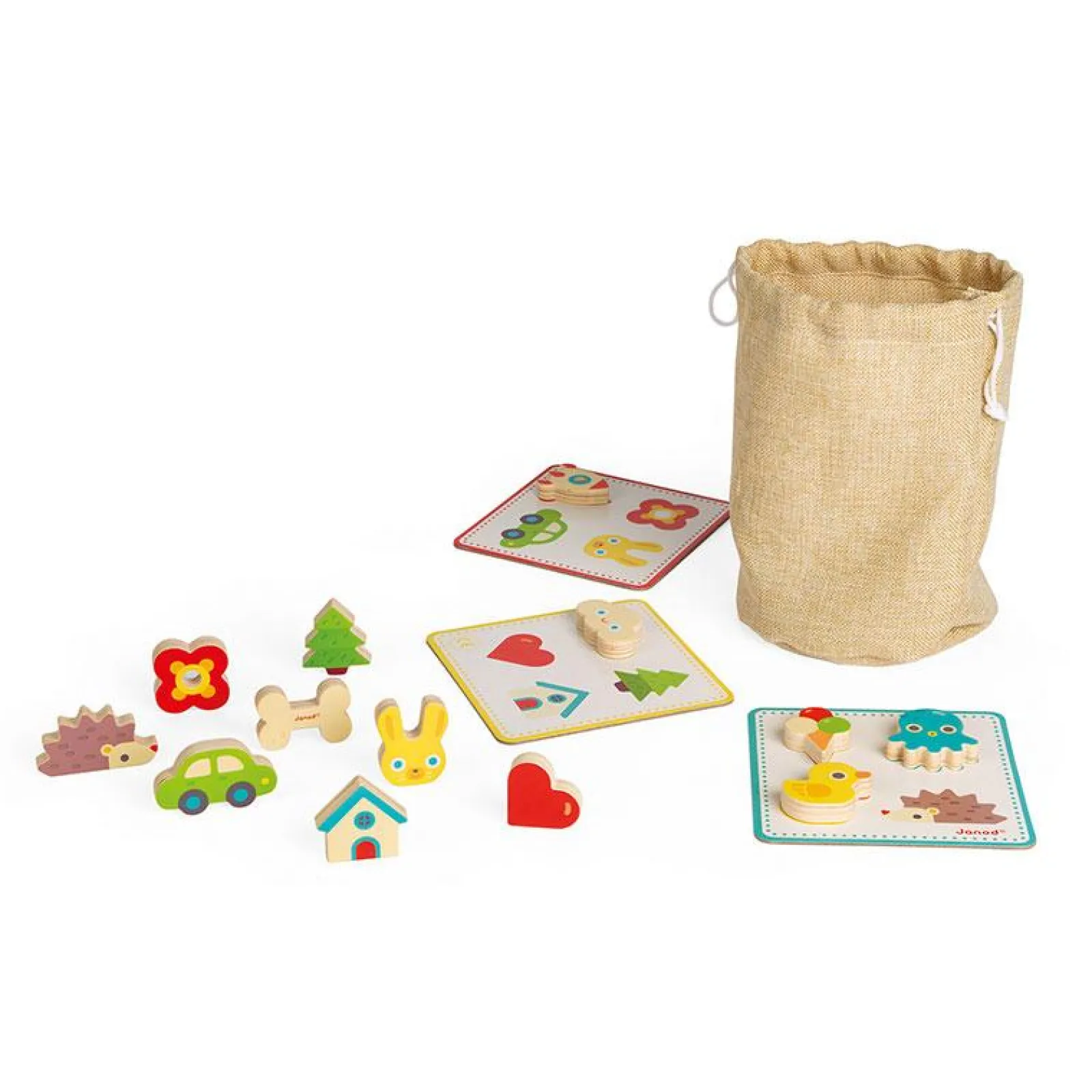 Little Helper Wooden Toys & Educational Toys | Baby Gifts | Activity & Educational Toys | Memory Touch Recognition Game | Sensory Toys
