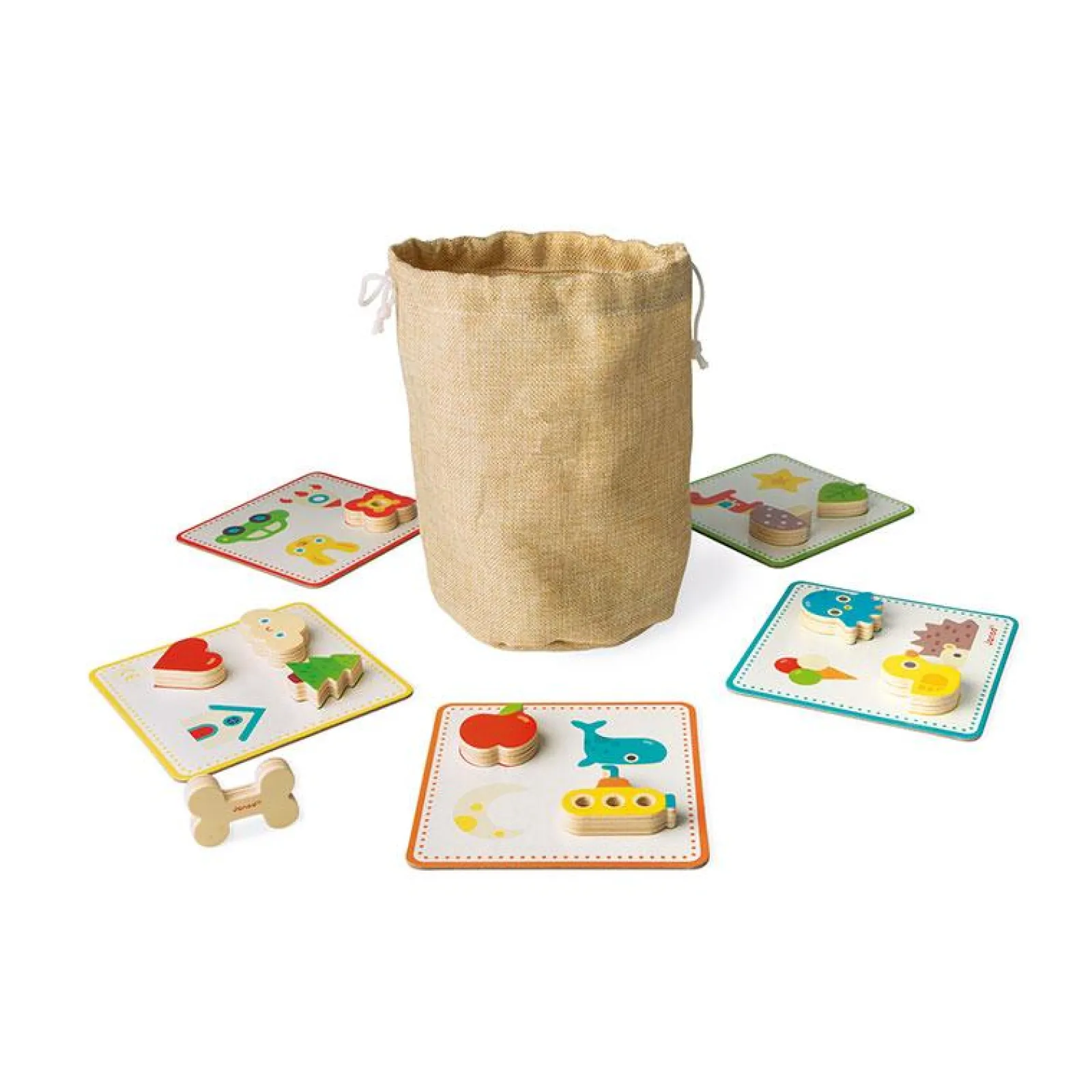 Little Helper Wooden Toys & Educational Toys | Baby Gifts | Activity & Educational Toys | Memory Touch Recognition Game | Sensory Toys
