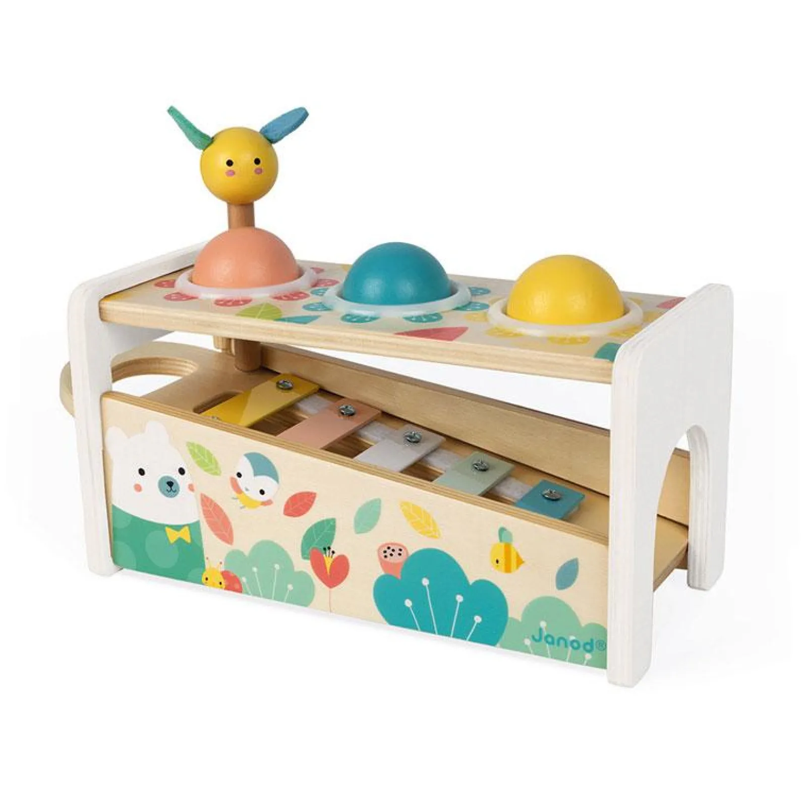 Little Helper Wooden Toys & Educational Toys | Baby Gifts | Activity & Educational Toys | Pure Tap Tap Xylophone | Understanding Music