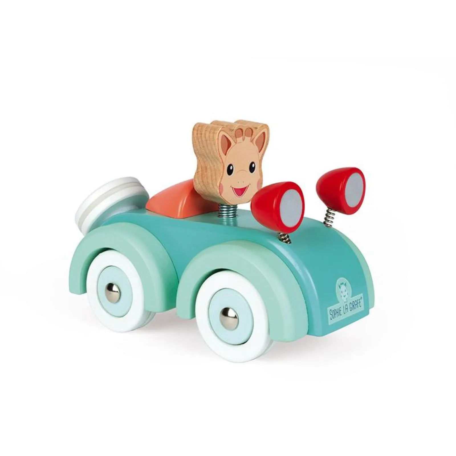 Little Helper Wooden Toys & Educational Toys | Baby Gifts | Activity & Educational Toys | Sophie La Girafe Car | Wooden Toys