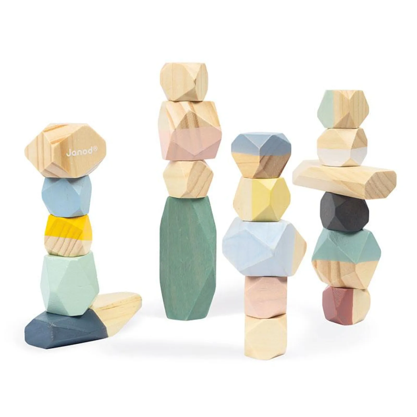 Little Helper Wooden Toys & Educational Toys | Baby Gifts | Activity & Educational Toys | Sweet Cocoon Stacking Stones | Construction Toys