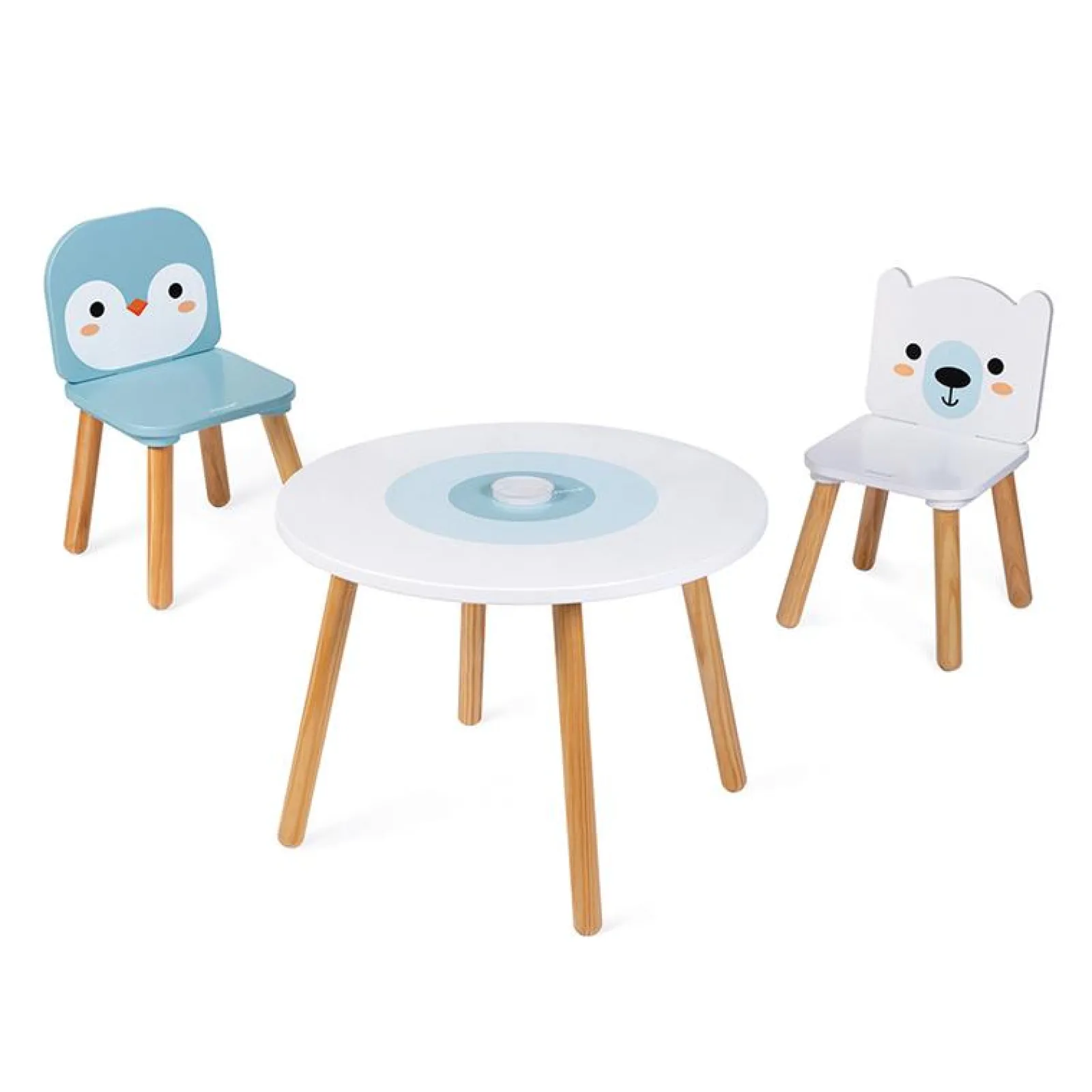 Little Helper Wooden Toys & Educational Toys | Montessori Toys & Products | Activity & Educational Toys | Table And 2 Chairs - Polar | Activity Centres, Playsets & Tables