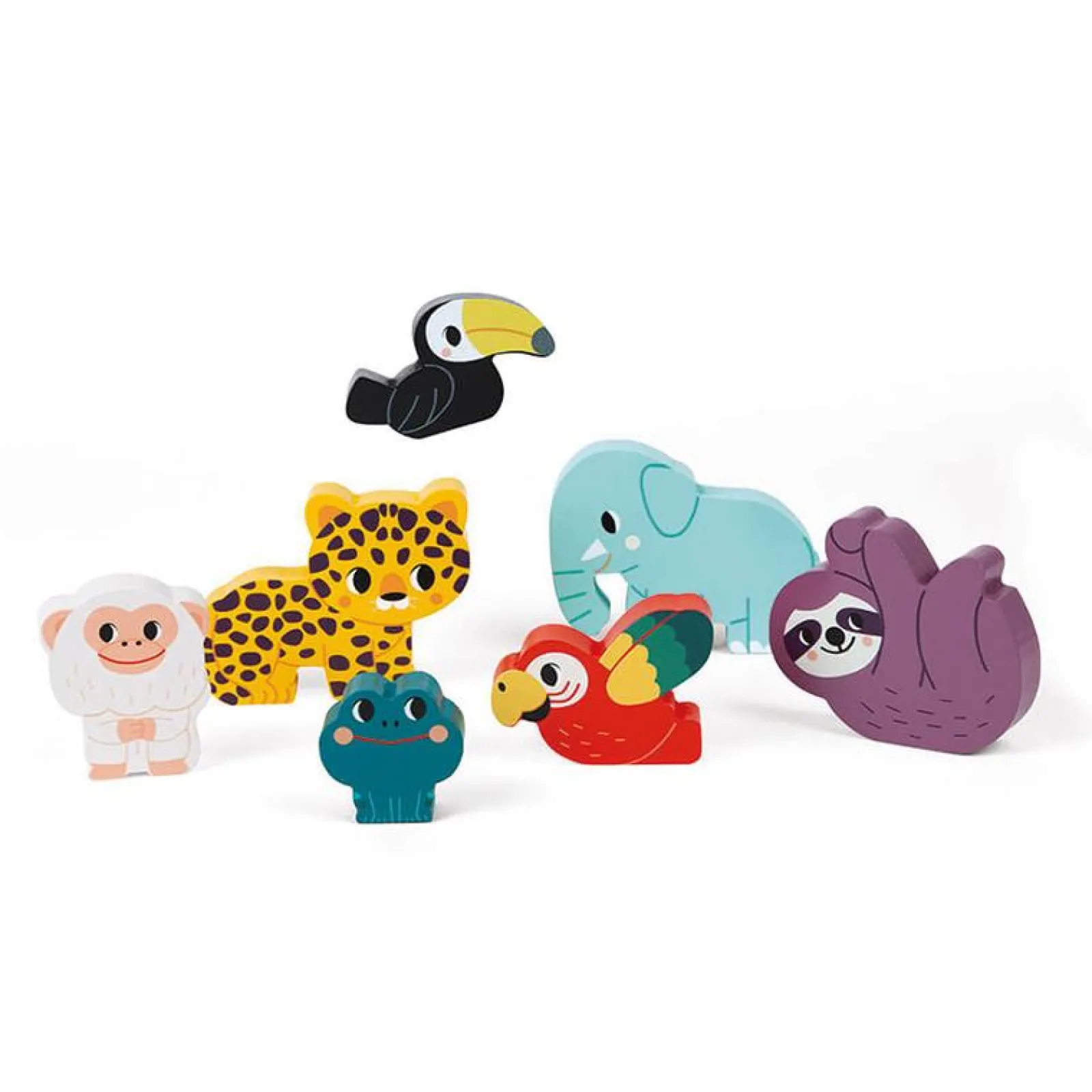 Little Helper Wooden Toys & Educational Toys | Baby Gifts | Activity & Educational Toys | WWF Jungle Chunky Puzzle | Wooden Toys