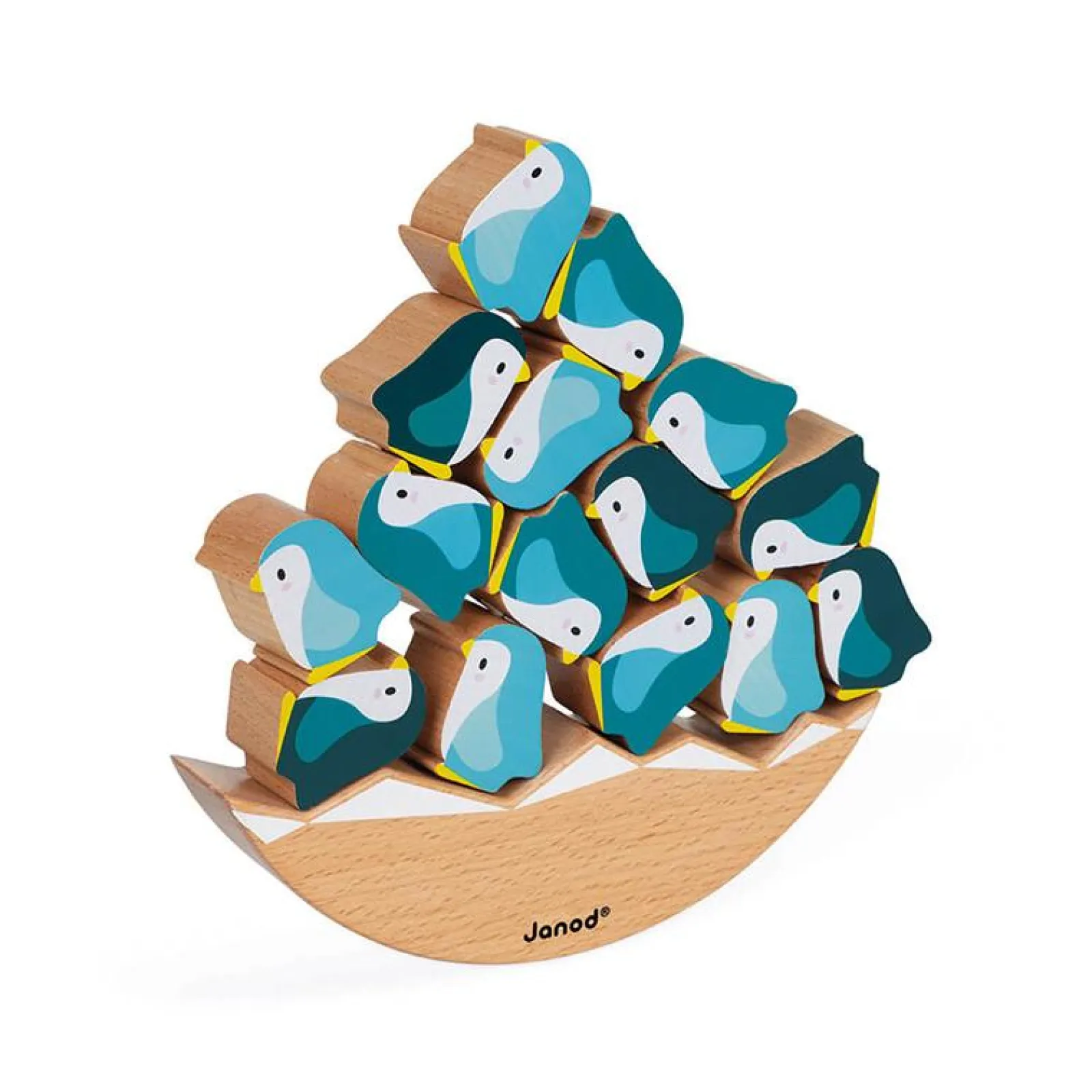 Little Helper Wooden Toys & Educational Toys | Baby Gifts | Activity & Educational Toys | WWF Penguin Rocker | Wooden Toys