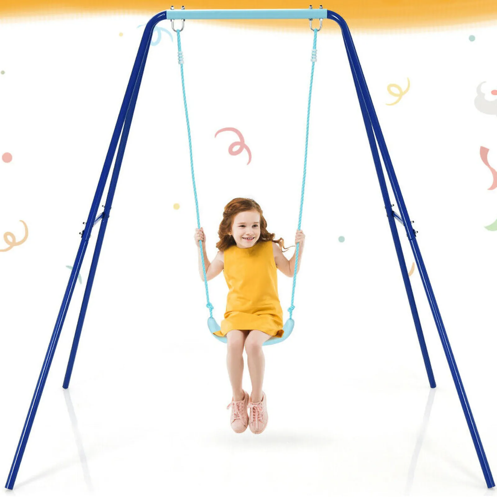 Little Helper Swing & Slide Sets & Garden Play & Trampolines | Anti-rust & Impact Resistant Children's Swing Set | Super Strong & Secure | 3-7 years