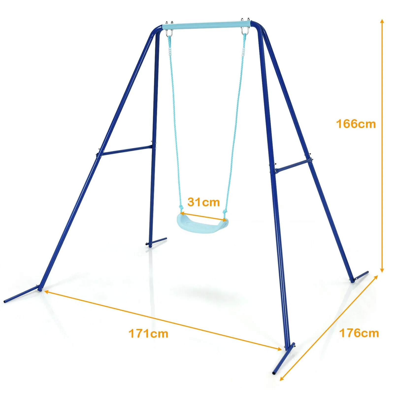 Little Helper Swing & Slide Sets & Garden Play & Trampolines | Anti-rust & Impact Resistant Children's Swing Set | Super Strong & Secure | 3-7 years