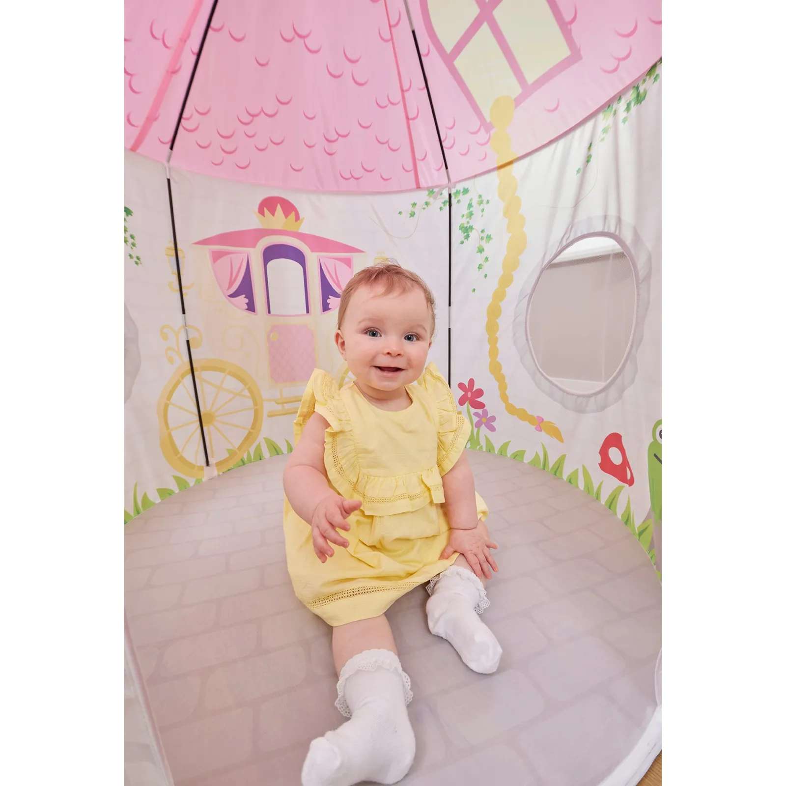 Little Helper Role Play Toys & Pretend Play | Playhouses, Teepees & Dens | Austism-Friendly Kids 2 Person Princess Pop-up Play Tent | Den | Storage Bag | 18m +
