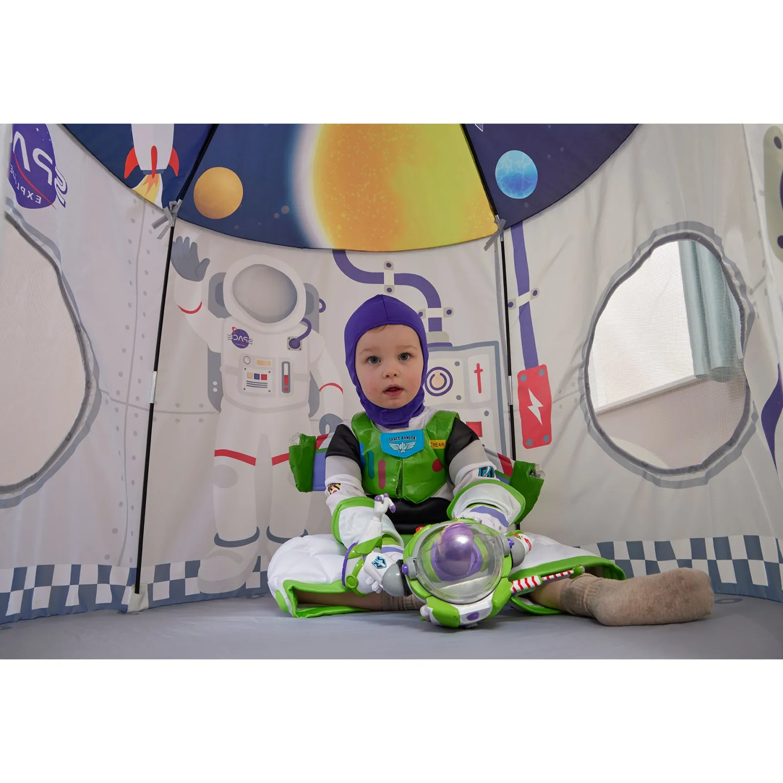 Little Helper Role Play Toys & Pretend Play | Playhouses, Teepees & Dens | Austism-Friendly Kids 2 Person Space Pop-up Play Tent | Den | Storage Bag | 18m +