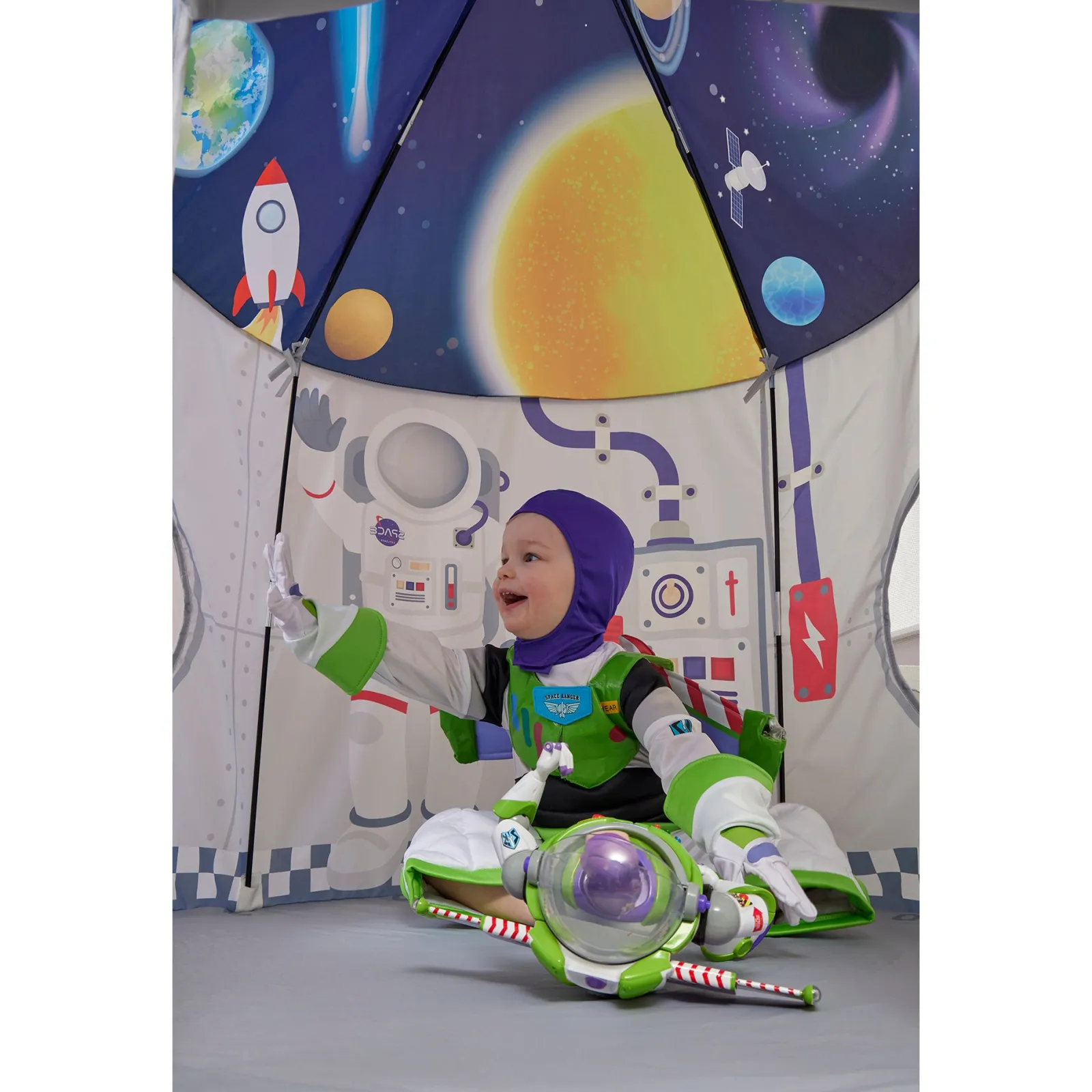 Little Helper Role Play Toys & Pretend Play | Playhouses, Teepees & Dens | Austism-Friendly Kids 2 Person Space Pop-up Play Tent | Den | Storage Bag | 18m +