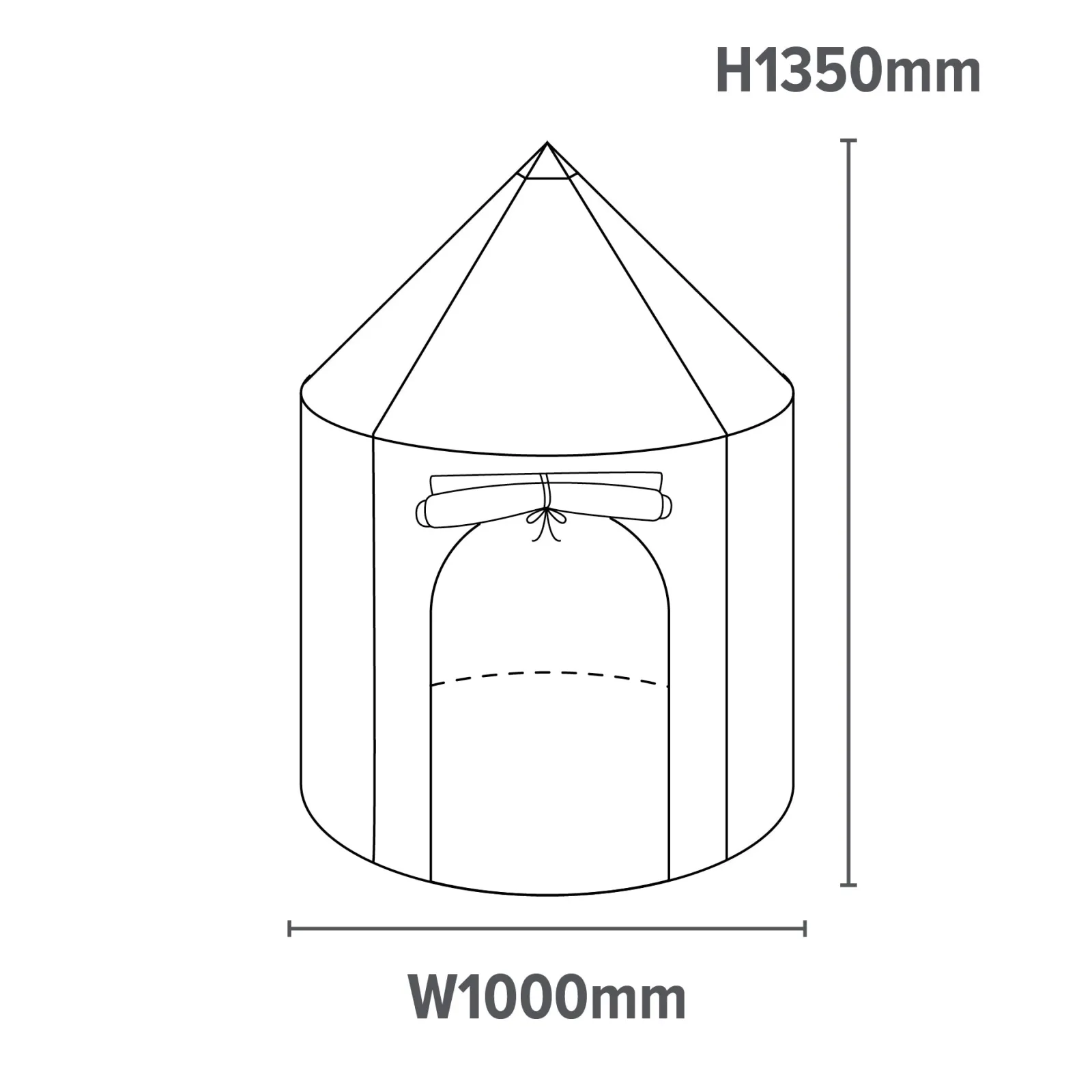 Little Helper Role Play Toys & Pretend Play | Playhouses, Teepees & Dens | Austism-Friendly Kids 2 Person Space Pop-up Play Tent | Den | Storage Bag | 18m +