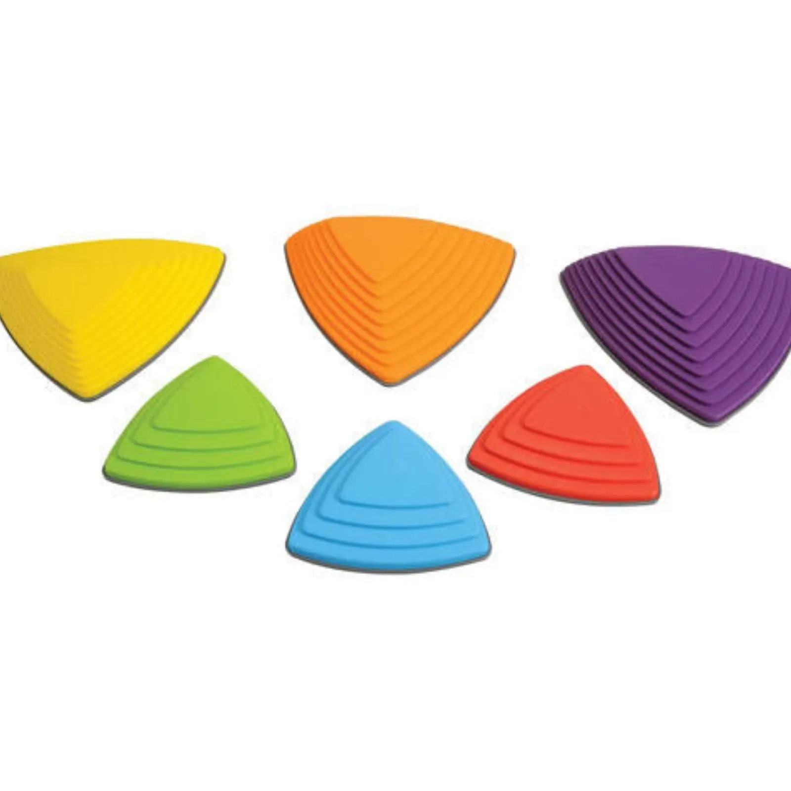 Little Helper Kids Climbing Frames & Activity Toys | Montessori Toys & Products | Autism-Friendly Sensory Large 6 Piece Montessori Gonge River Stones | Primary Colours