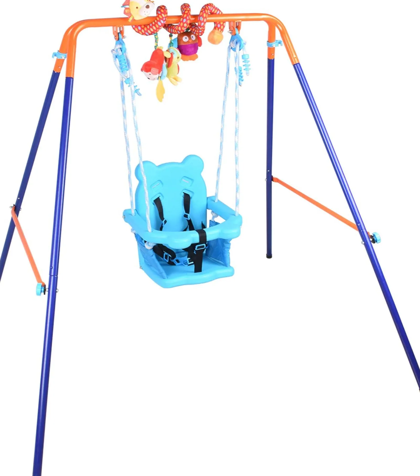 Little Helper Swing & Slide Sets & Garden Play & Trampolines | Baby & Toddler Folding Swing with Toy Bar | Indoor & Outdoor Swing | 6m - 3 years