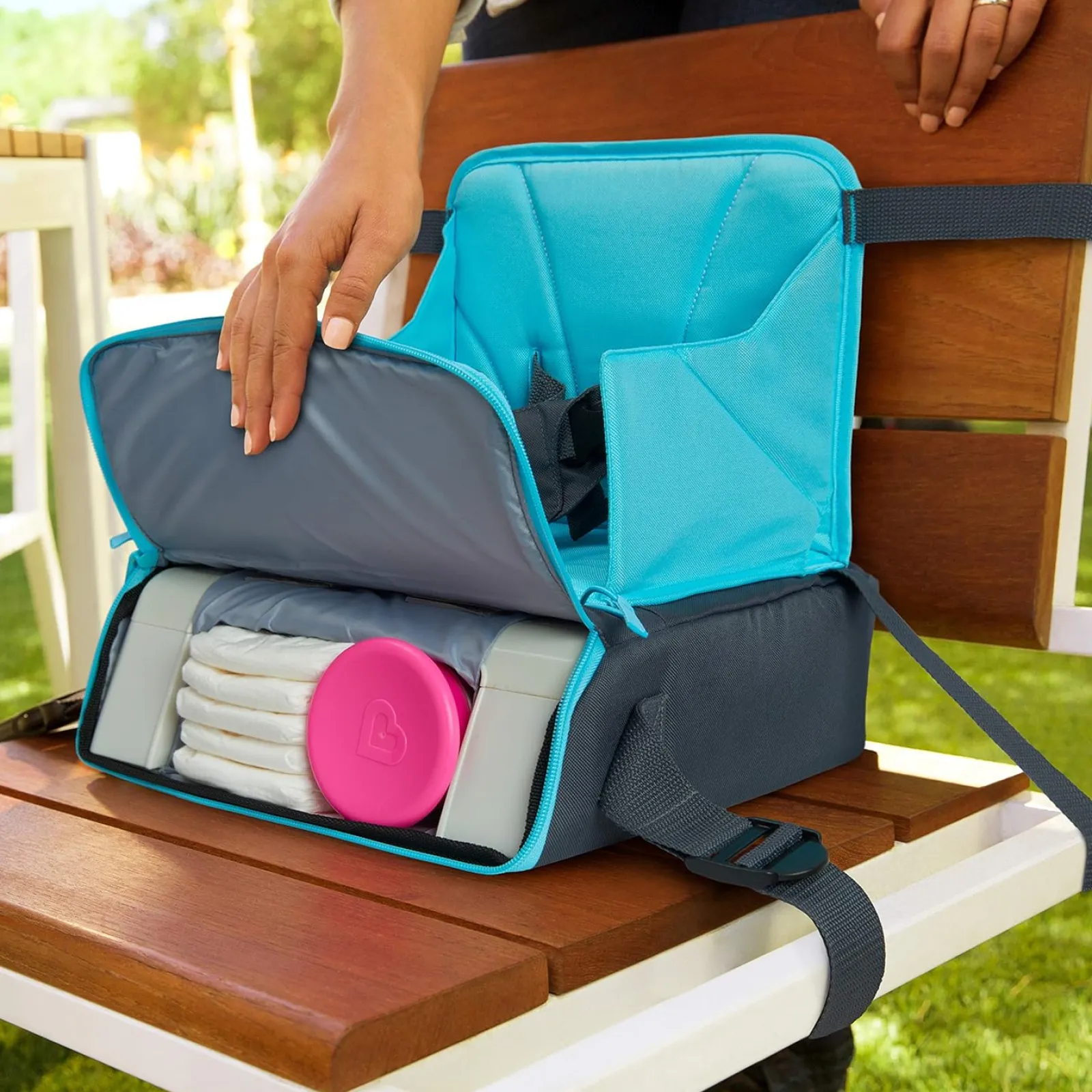 Little Helper Booster Seats & Support Seats | Baby Booster Seat with Storage | Feeding Seat | Travel High Chair | Portable High Chair