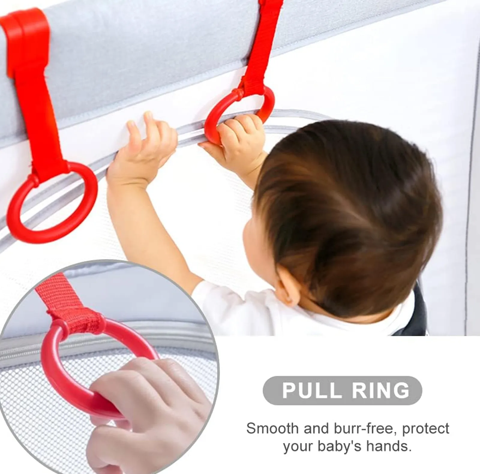 Little Helper Baby Playpens | Baby Stand-up Walk Aids | 4 x Detachable Pull-up Rings | Playpens, Cots and more...