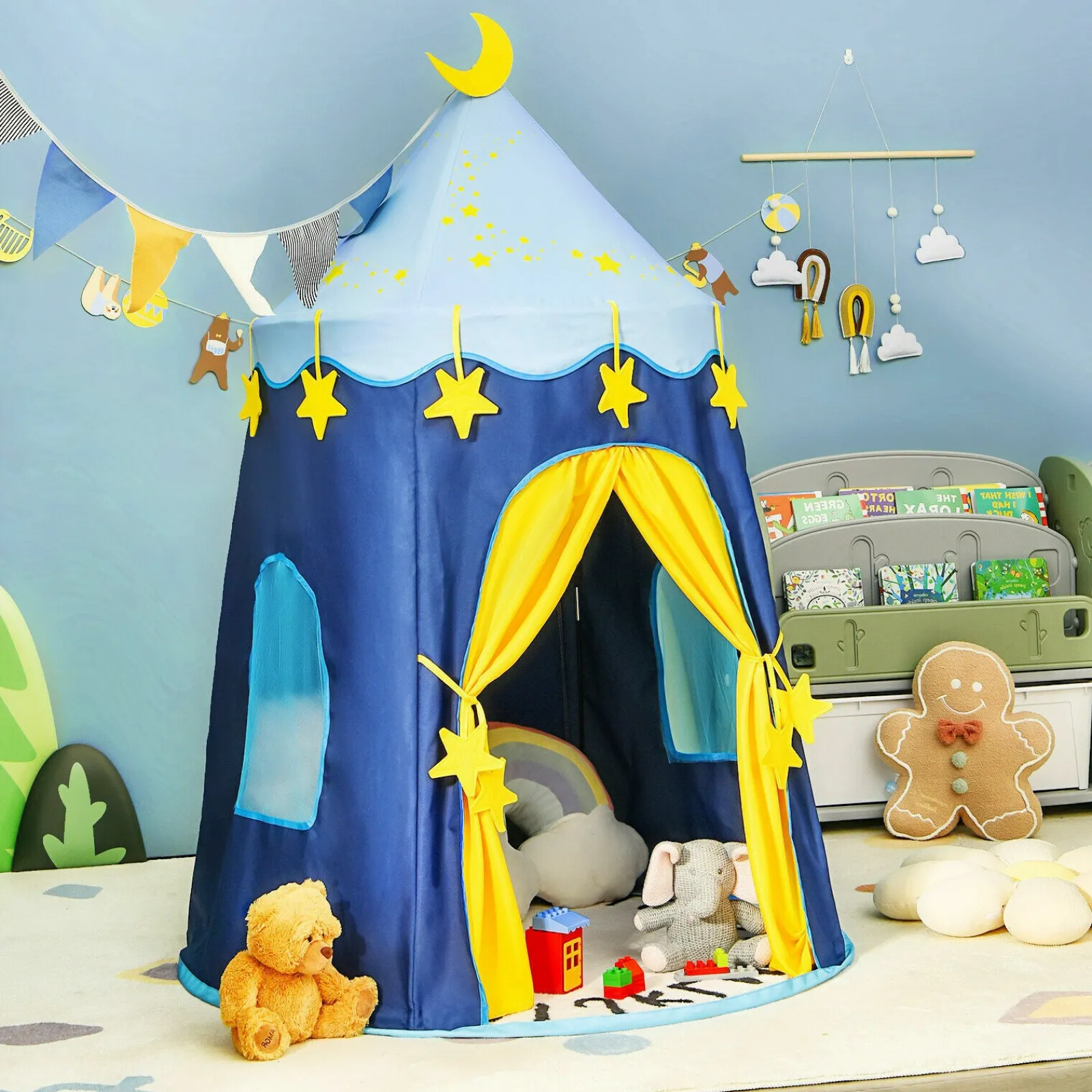 Little Helper Role Play Toys & Pretend Play | Playhouses, Teepees & Dens | Children Playhouse Kids Castle Tent | Indoor & Outdoor | Pink or Blue