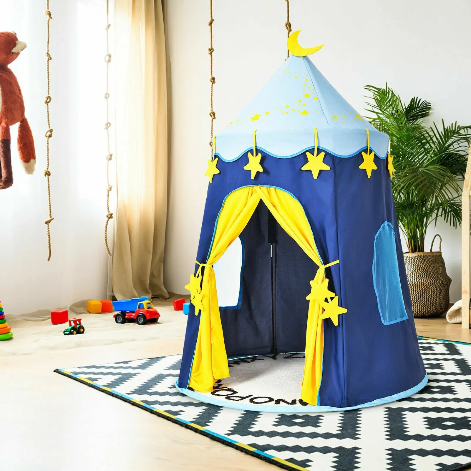 Little Helper Role Play Toys & Pretend Play | Playhouses, Teepees & Dens | Children Playhouse Kids Castle Tent | Indoor & Outdoor | Pink or Blue