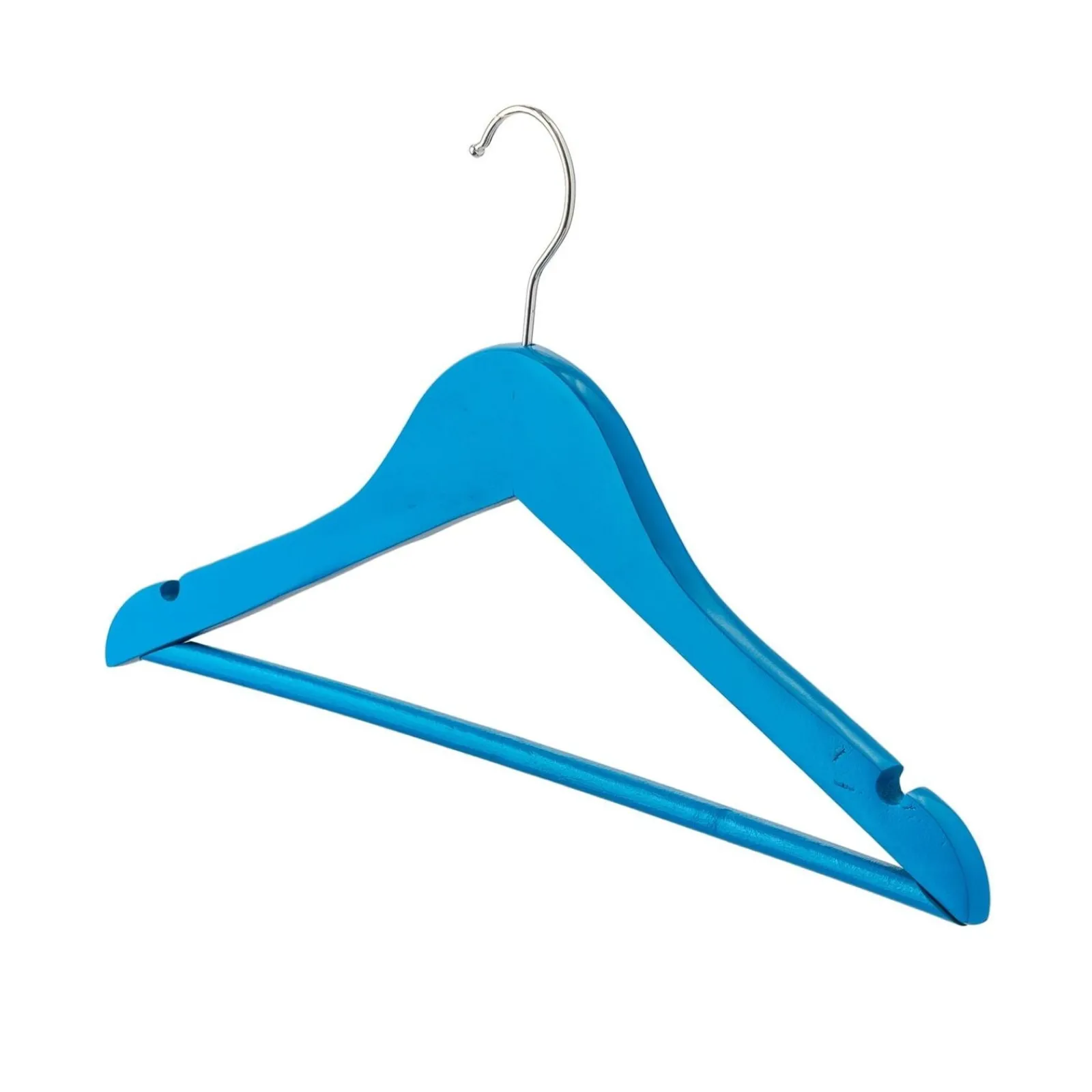 Little Helper Clothes Rail & Dressing Up Rails | Kids Clothes Rail | Children's Hangers | Toddler Hangers | Wooden | Choice of colour | Pack of 10