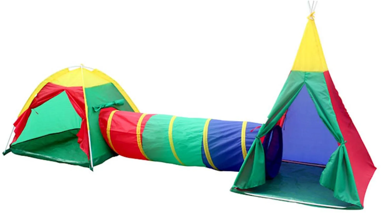 Little Helper Role Play Toys & Pretend Play | Playhouses, Teepees & Dens | Children's 3-in-1 Adventure Play Tent Set | Tunnel and Teepee | Outdoor Play