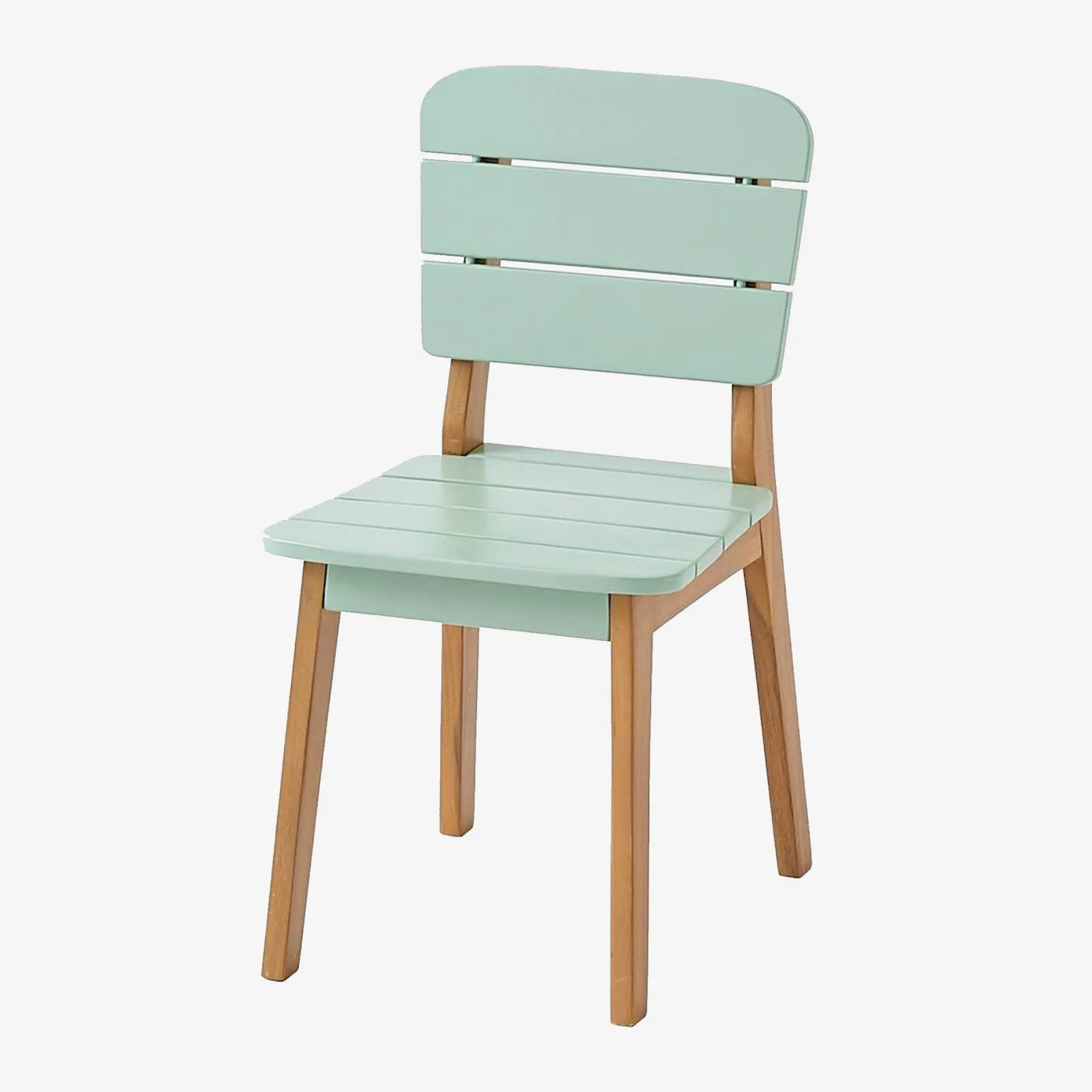 Little Helper Chairs & Stools | Children's Indoor and Outdoor Chair | Chair for Homework Desk | White or Pistachio Green | 3-7 years