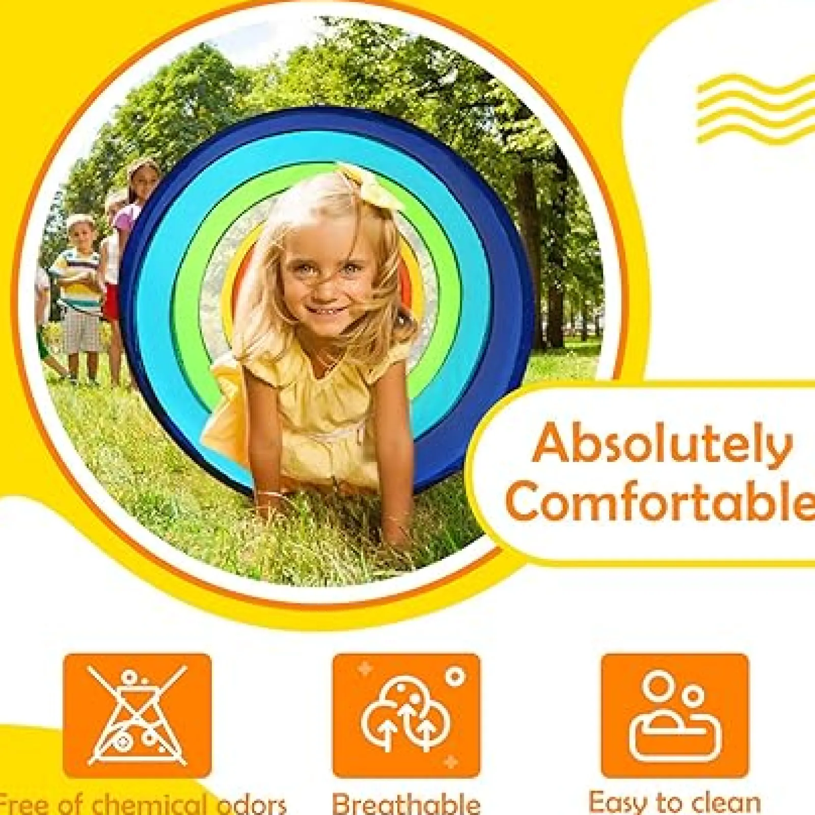 Little Helper Role Play Toys & Pretend Play | Playhouses, Teepees & Dens | Children’s Indoor Outdoor Colourful Pop-Up Play Tunnel | Den | Garden Play Equipment