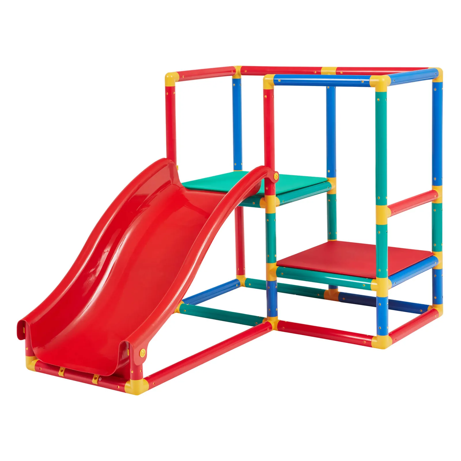Little Helper Swing & Slide Sets & Garden Play & Trampolines | Kids Climbing Frames & Activity Toys | Children's Multi Purpose 10-in-1 Montessori Climbing Gym with Slide | Table & Chair Set | 12m+