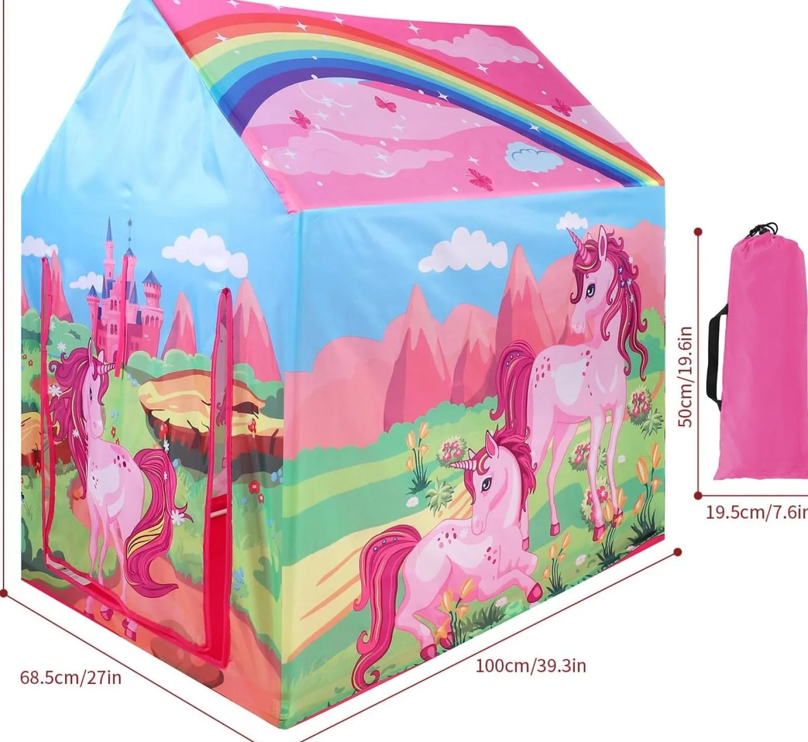 Little Helper Role Play Toys & Pretend Play | Playhouses, Teepees & Dens | Children's Pop-Up Unicorn Playhouse Tent | Role Play Fun | Den