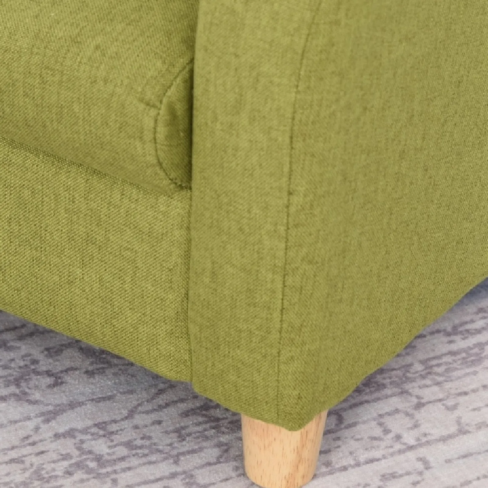 Little Helper Chairs & Stools | Childrens Premium Quality and Deluxe Single Armchair | Linen Look | Blue | 3-8 Years