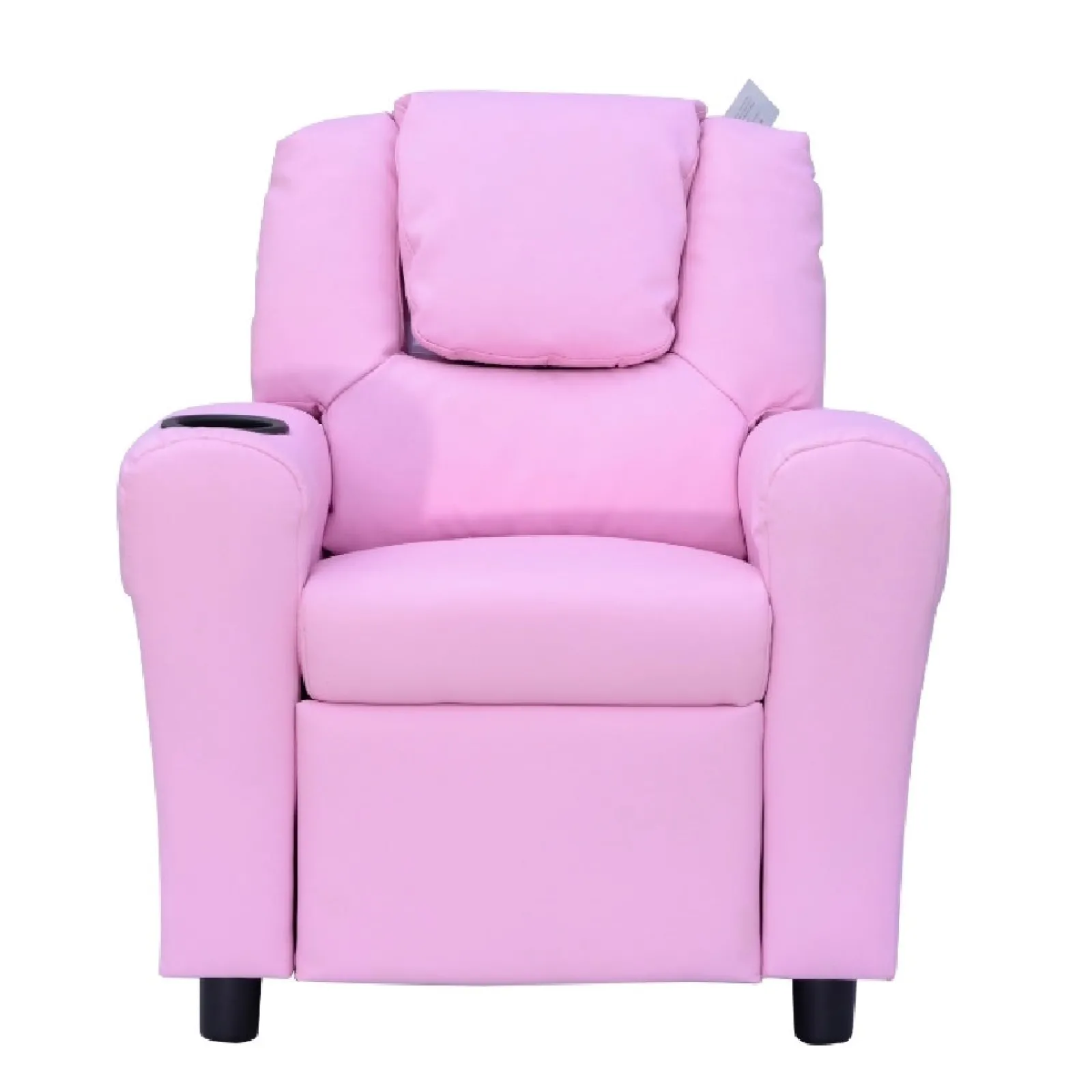 Little Helper Chairs & Stools | Childrens Recliner and Armchair with Cup Holder | Pink | 3-6 Years
