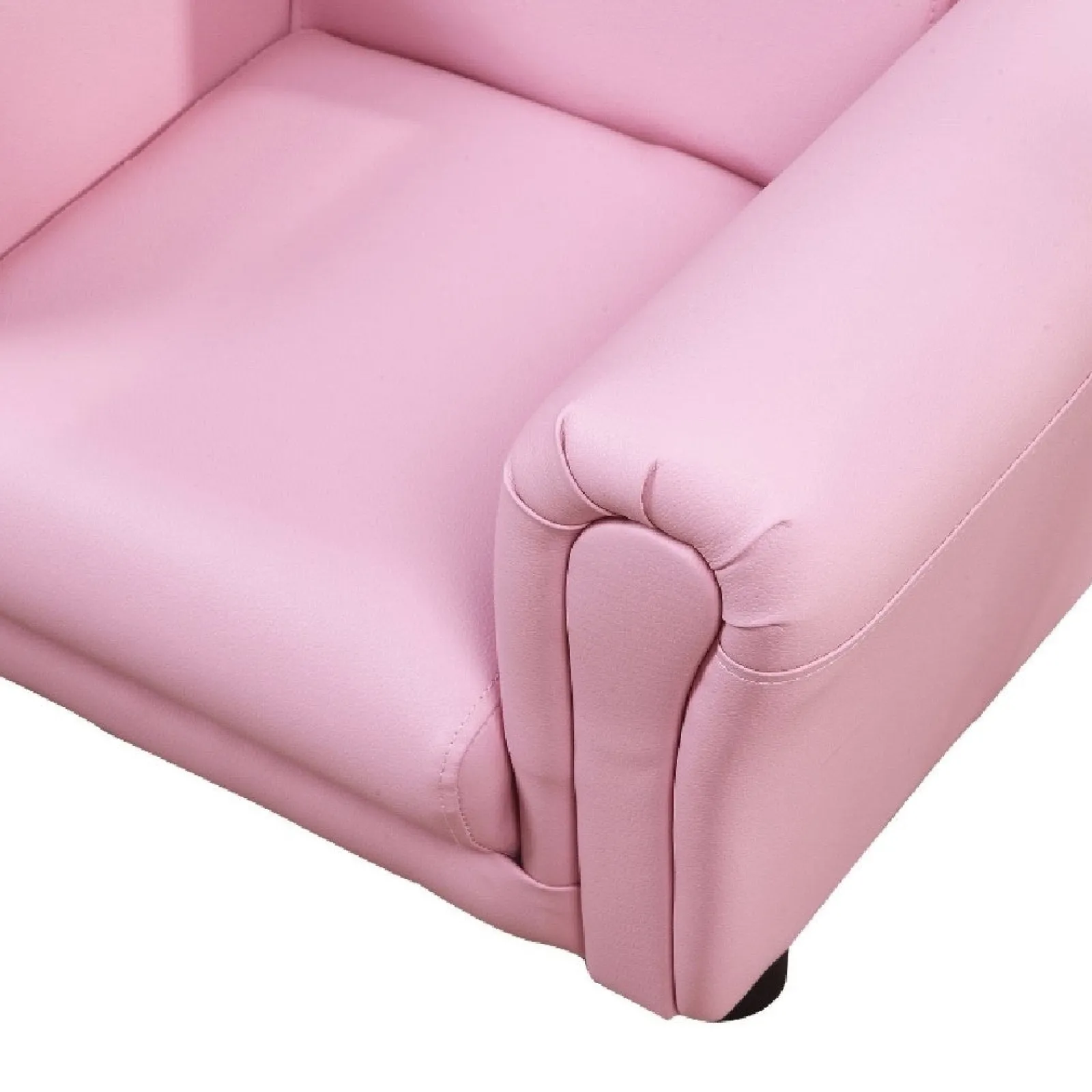 Little Helper Chairs & Stools | Children’s Single Seater Armchair with Footstool | Pink Kids Chair | 3-5 Years