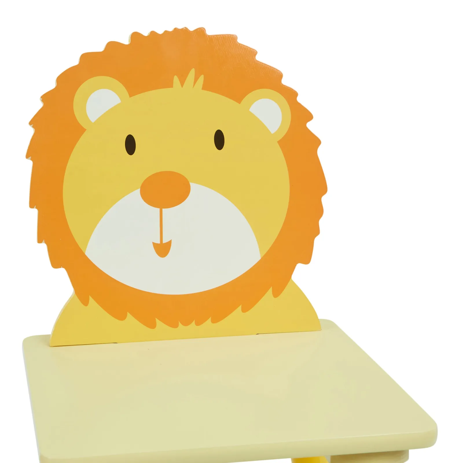 Little Helper Table & Chairs (wooden) | Childrens Wooden Table and 2 Chairs | Monkey & Lion Jungle theme | 3 Years +