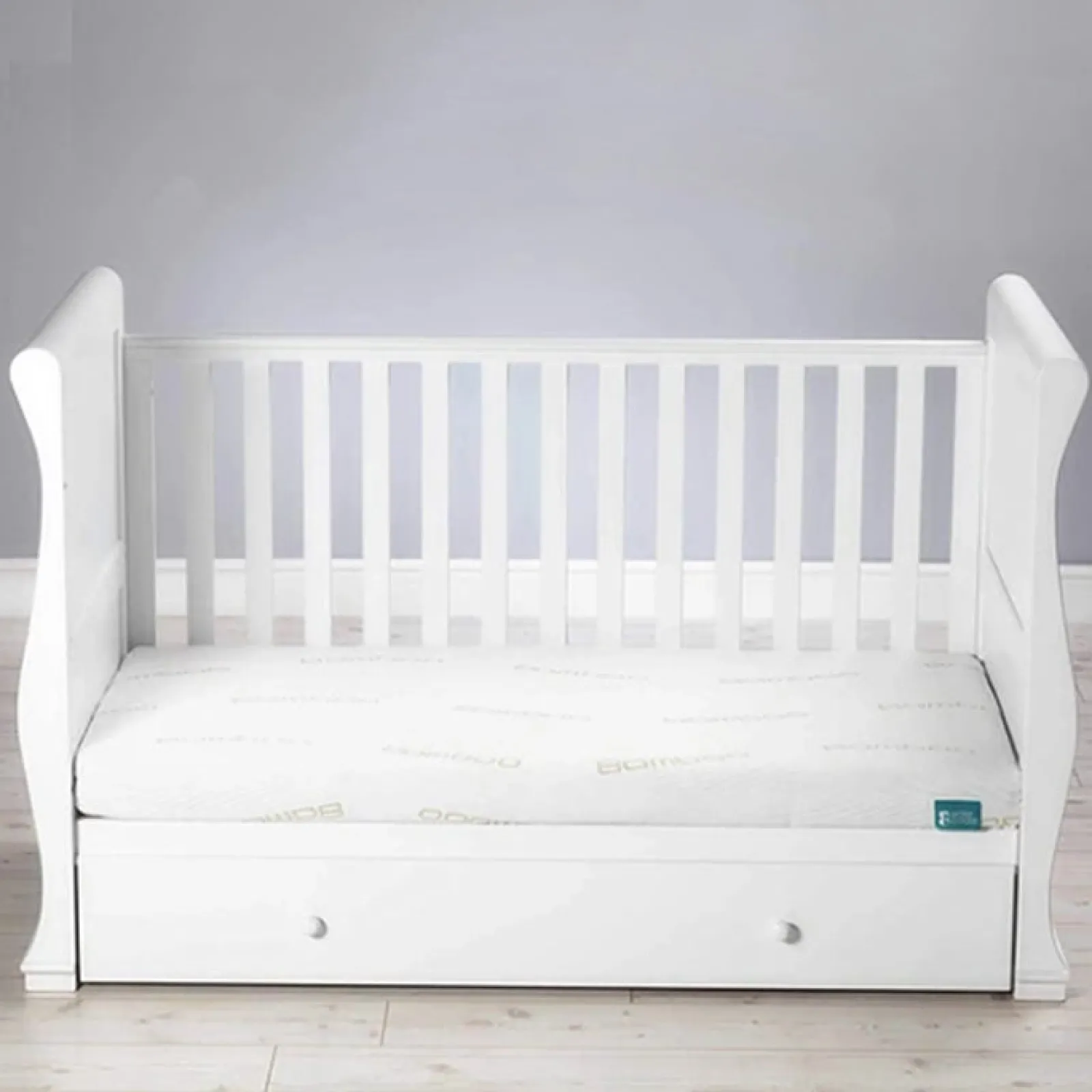 Little Helper Mattresses - Crib & Cot & Cot Beds | Cot Bed 100% Natural Mattress with Washable Bamboo Cover | Natural coir and wool filling | 140 x 70cm