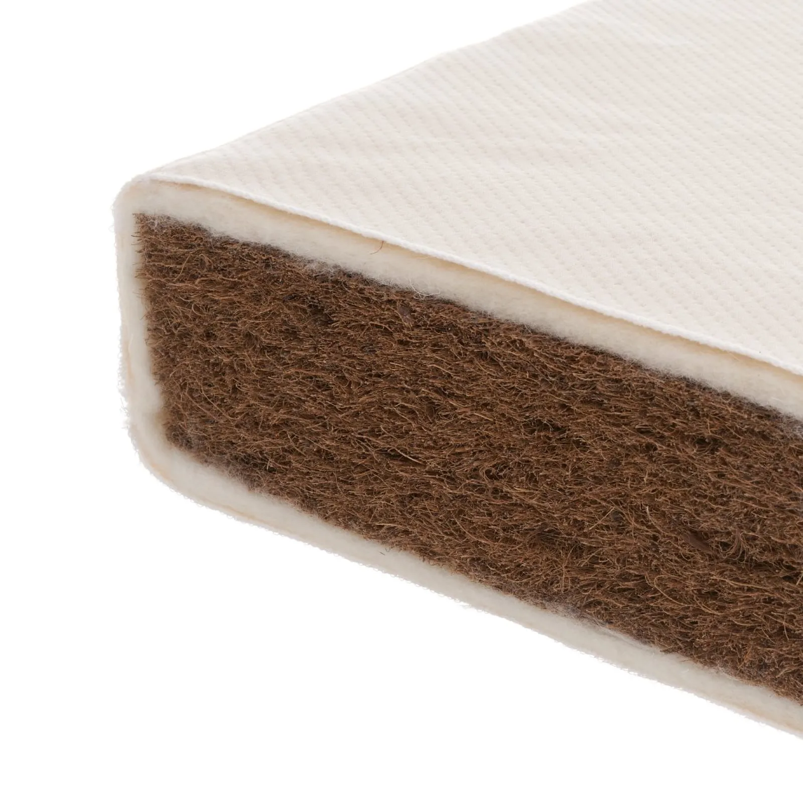 Little Helper Mattresses - Crib & Cot & Cot Beds | Cot Bed All Seasons | 100% Natural Mattress & Washable Cover | Natural Coir and Wool Fill | 140 x 70cm
