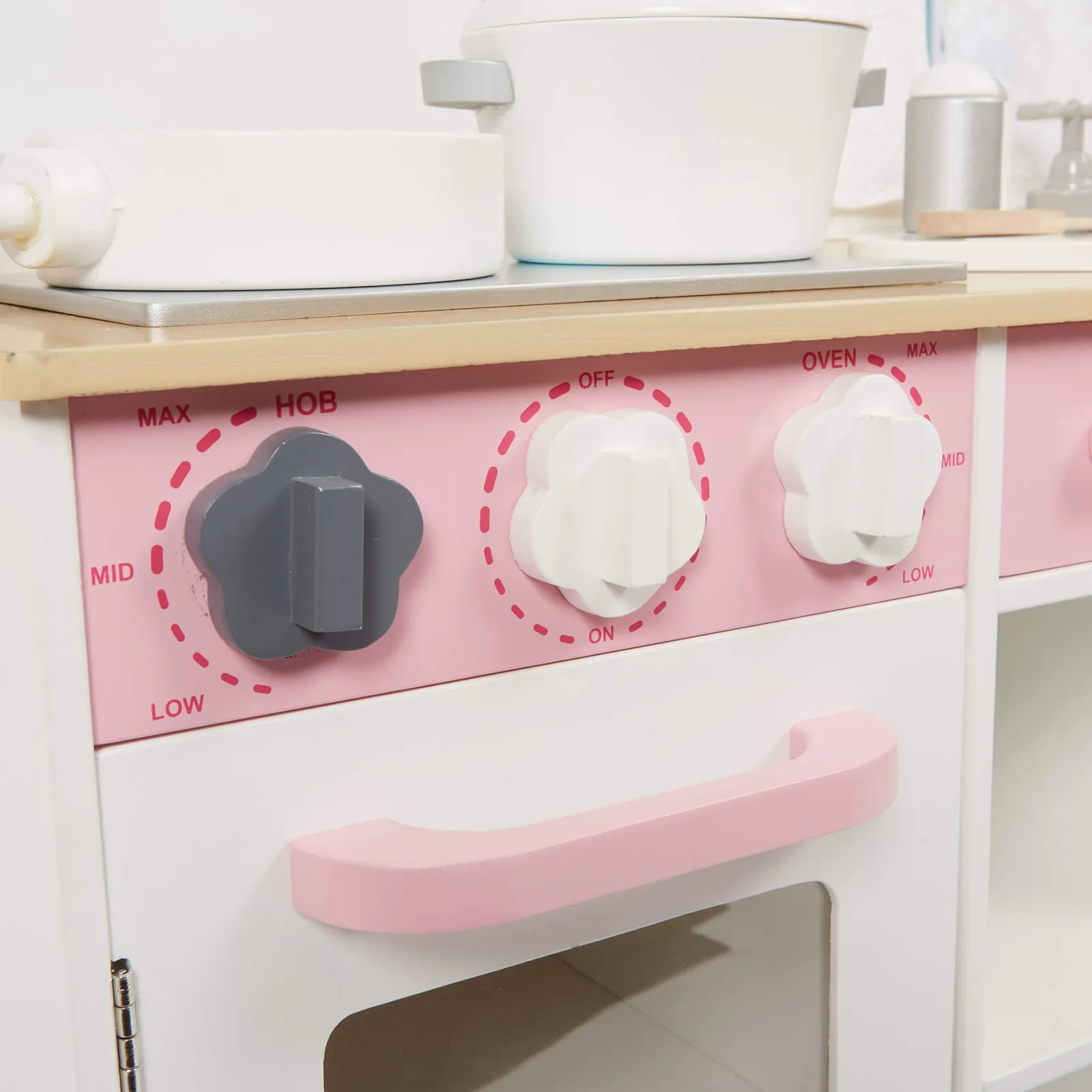 Little Helper Toy Kitchens | Role Play Toys & Pretend Play | Deluxe Montessori Country Toy Kitchen | Wooden Toy Kitchen with Accessories | 3 Years+