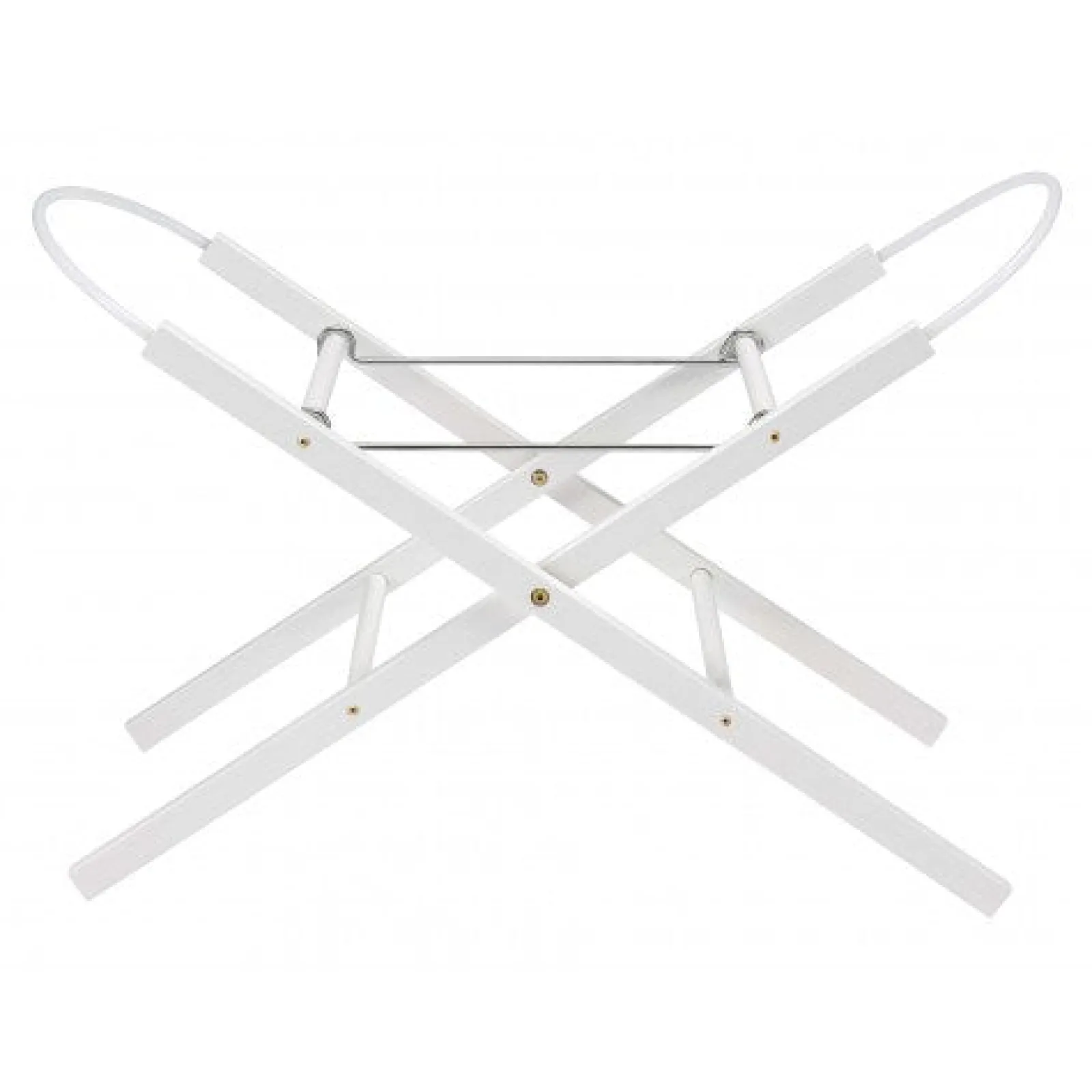 Little Helper Moses Baskets & Stands | East Coast Buttercup Eco-Conscious Wooden Moses Basket Stand | Pearl White