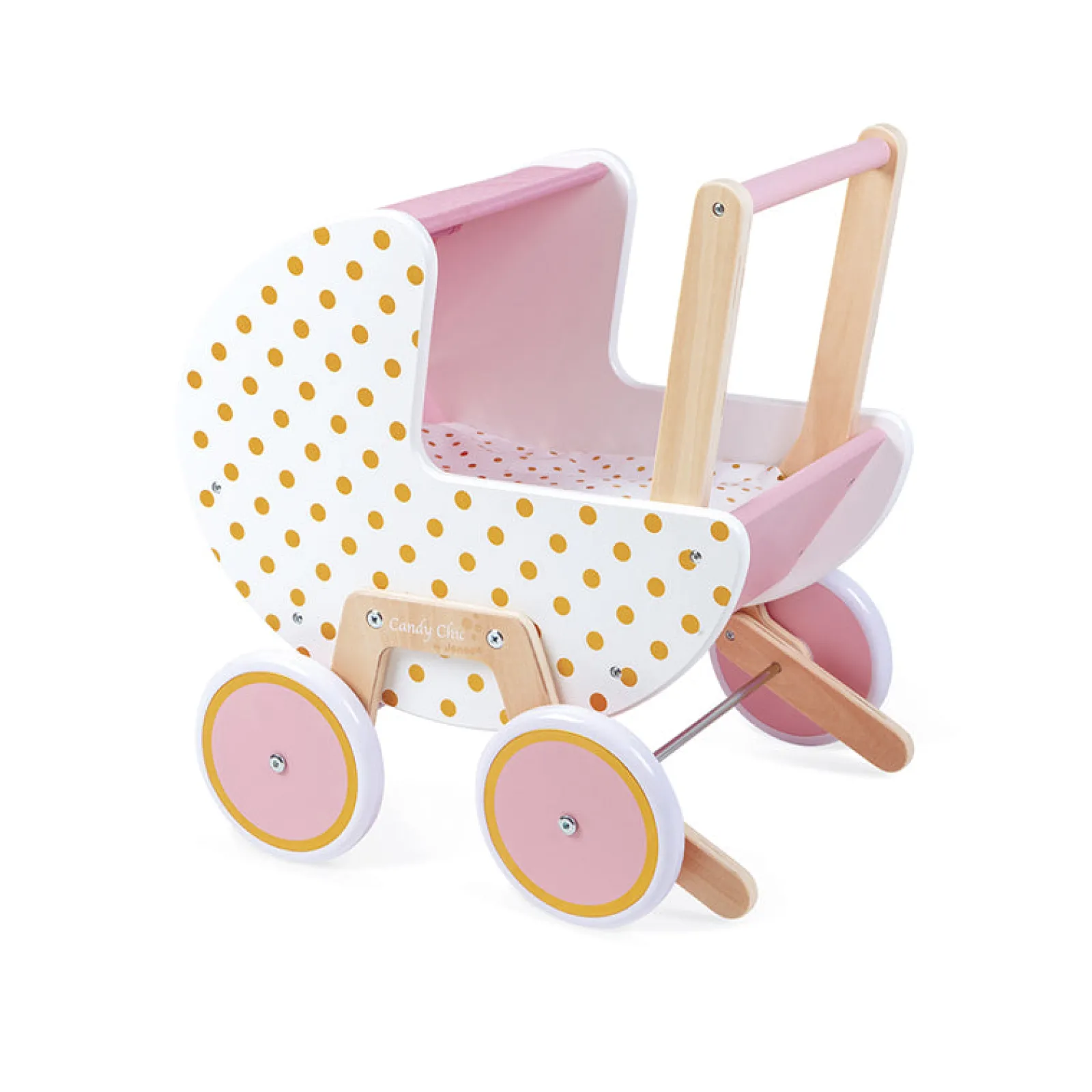 Little Helper Wooden Toys & Educational Toys | Baby Gifts | Entertainers & Walkers | Mademoiselle Doll's Pram | Doll Pram | Mini Pram | 3 Years+