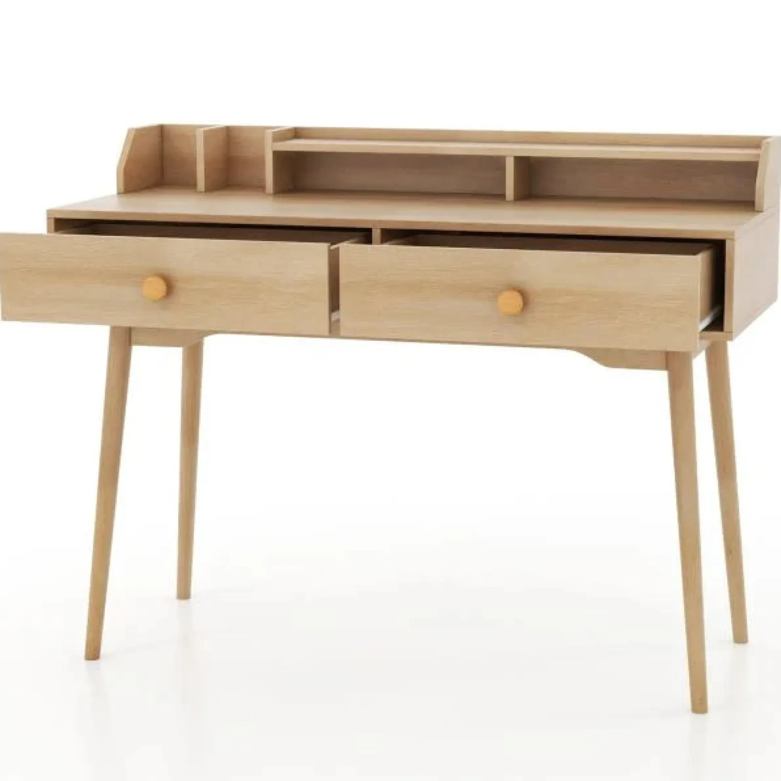 Little Helper Table & Chairs (wooden) | Ergonomic Wooden Homework Hutch Desk | Storage | Older Children & Adults | Natural