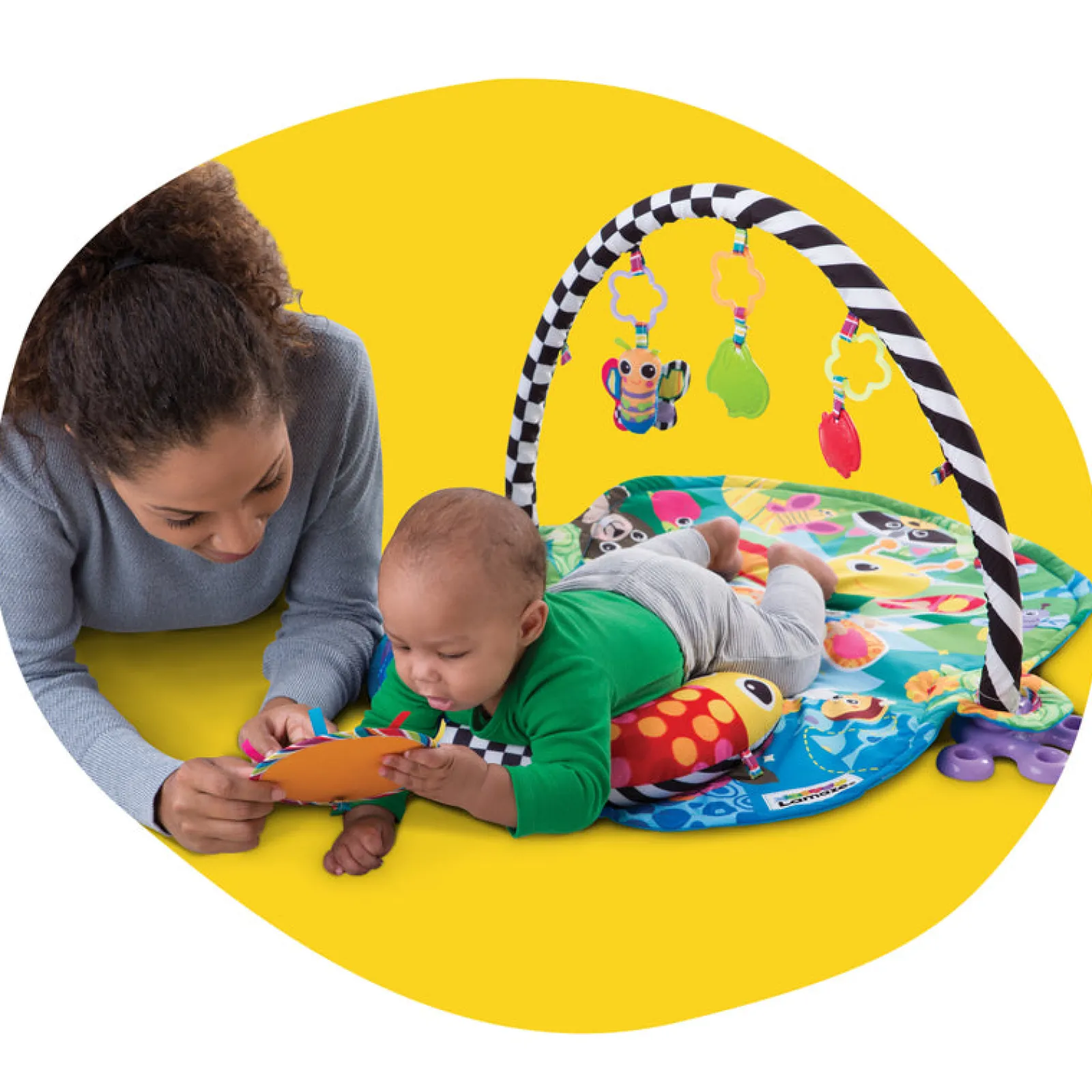 Little Helper Baby Play Gyms & Tummy Time & Activity Centres | Flutters & Fireflies | 3-in-1 Baby Activity Gym | Baby Play Mat | Baby Gym