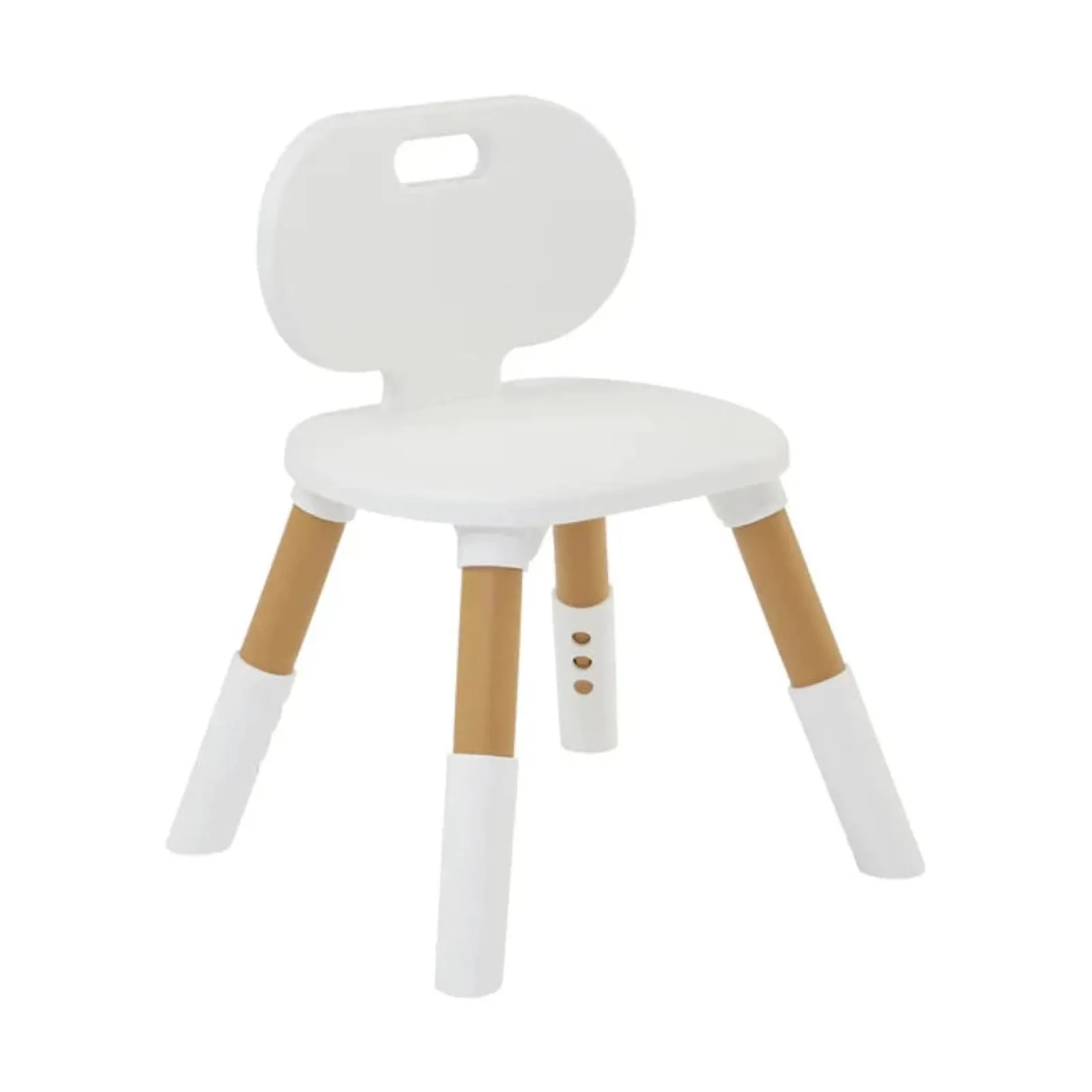 Little Helper Montessori Toys & Products | Table & Chairs (wooden) | Grow-with-me Height Adjustable Montessori Scandi-Design Kids Table and Chair | Natural | 2-8 Years