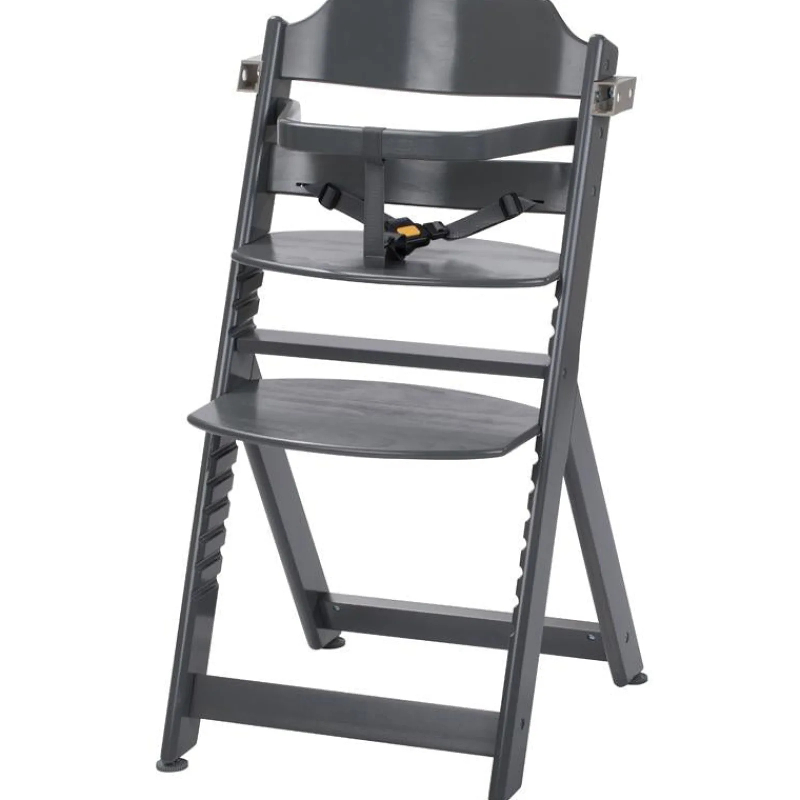 Little Helper High Chairs (wooden) | High Chairs (combination) | Grow-with-Me 3-in-1 Adjustable Height Wooden High Chair & Tray | Warm Grey | 6m - 10 years