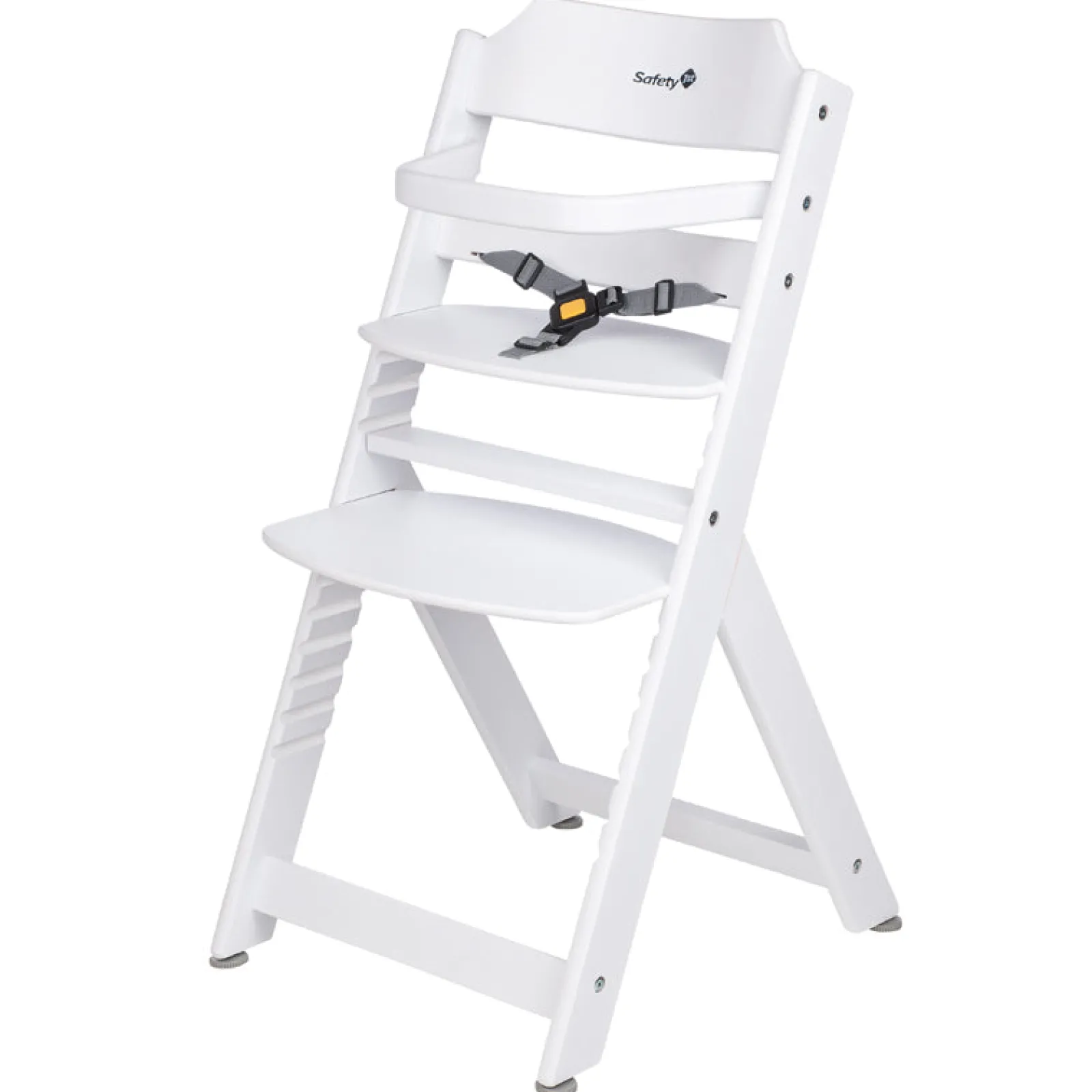 Little Helper High Chairs (wooden) | High Chairs (combination) | Grow-with-Me 3-in-1 Adjustable Height Wooden High Chair & Tray | White | 6m - 10 years