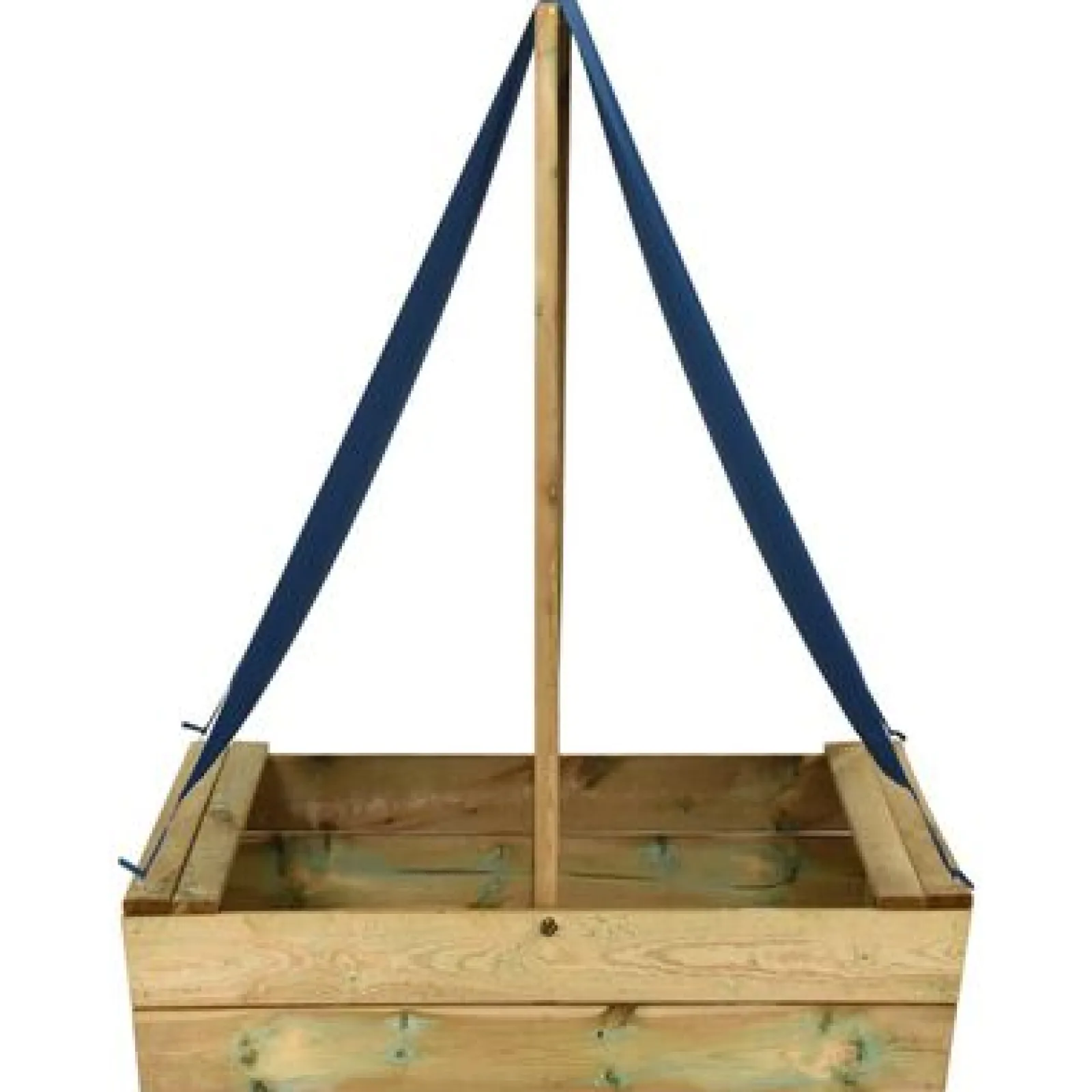 Little Helper Sand & Water Table & Sandpits & Mud Kitchens | Heavy Duty Rot-Resistant Eco Wood Sandpit | Ship with Solid Structure & Roof | Blue | 98 x 80 x 60cm