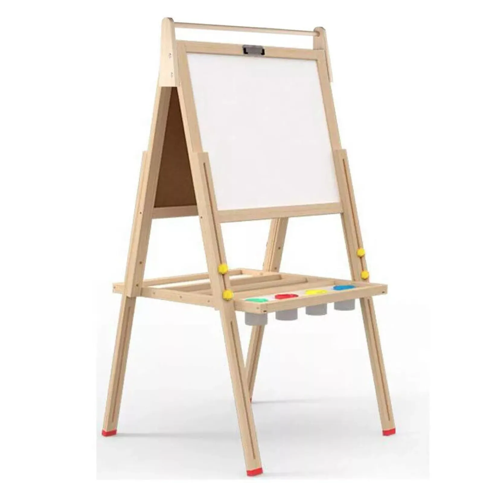 Little Helper Easels & Accessories | Kids Easels & Accessories | Height Adjustable Wooden Childrens Easel | Double Sided Childrens Art Easel | Childrens Blackboard | 3 Years +