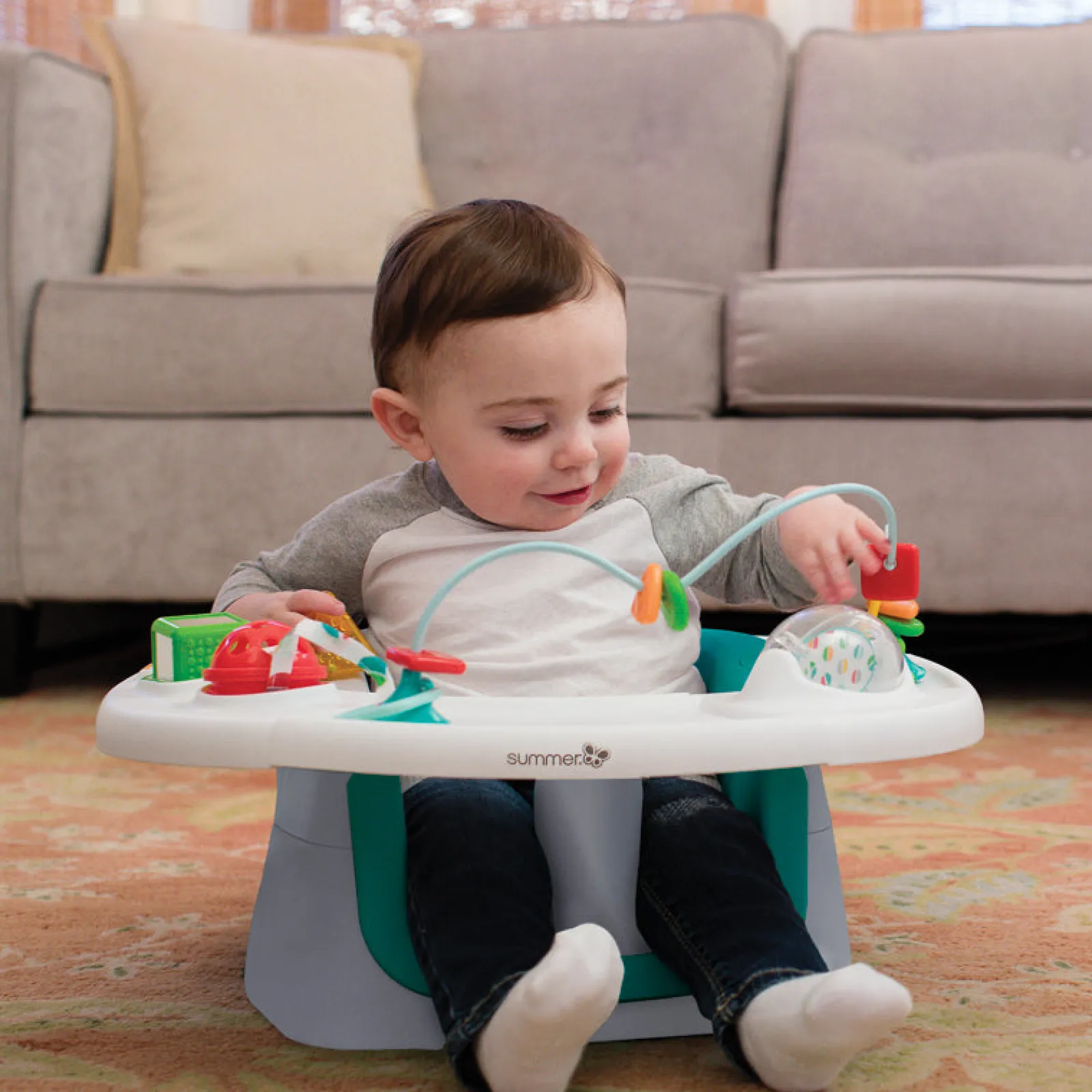 Little Helper Booster Seats & Support Seats | 4-in-1 Activity Super Seat | Baby Booster Seat | Feeding Seat & Tray | Support Seat